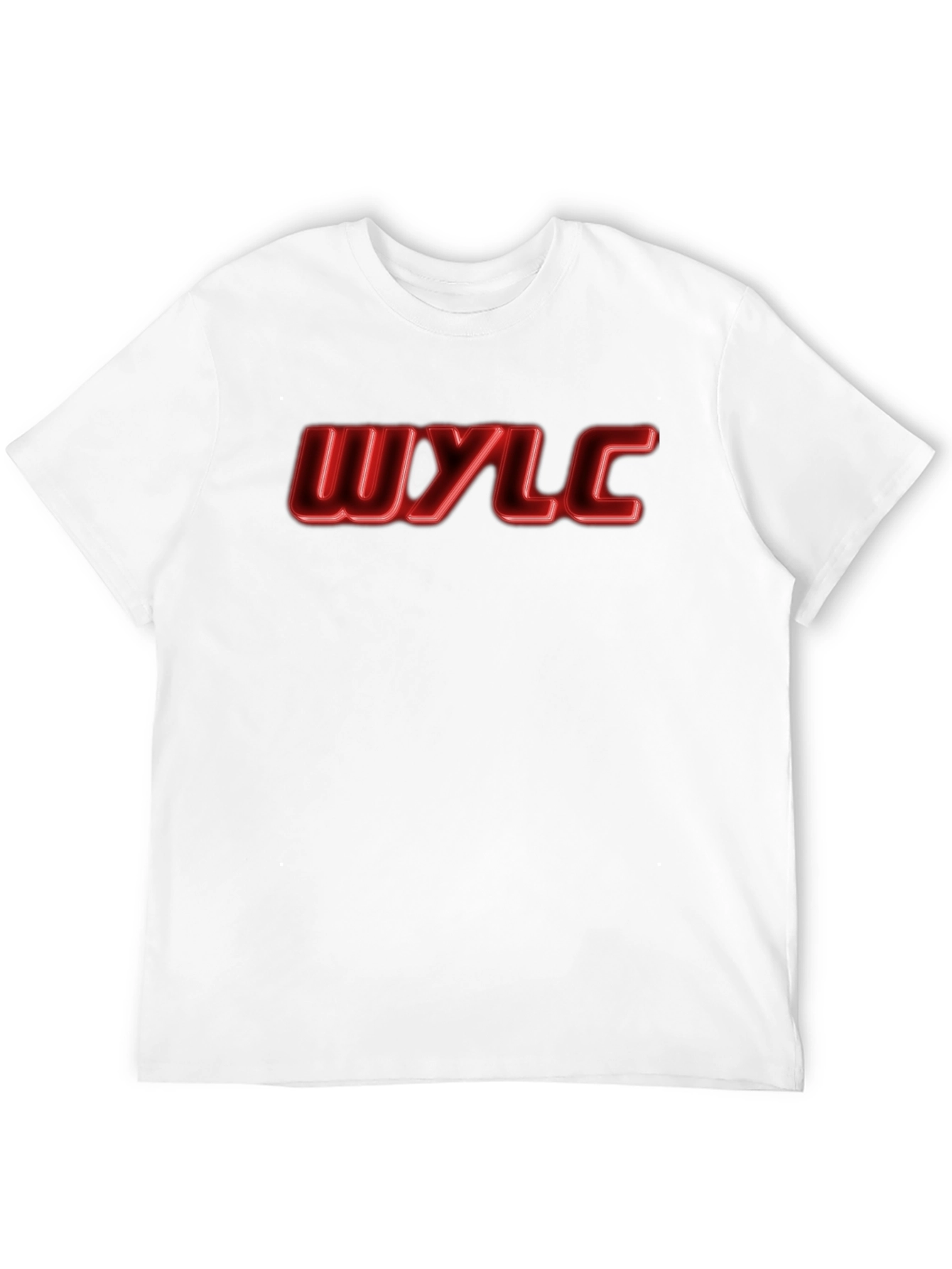WYLC Black T-Shirt with Red Lettering