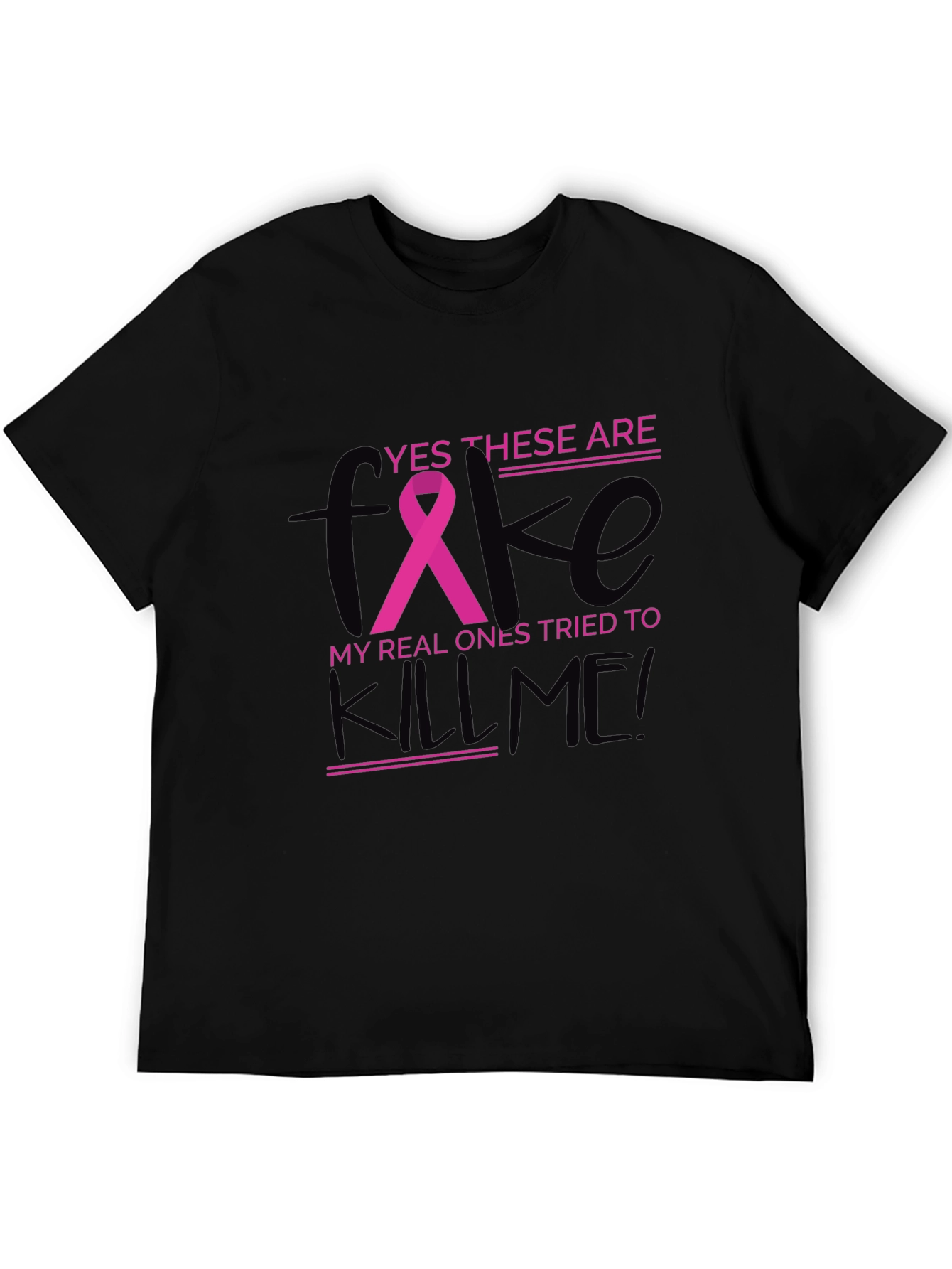 Breast Cancer Awareness T-Shirt - Funny Graphic Tee