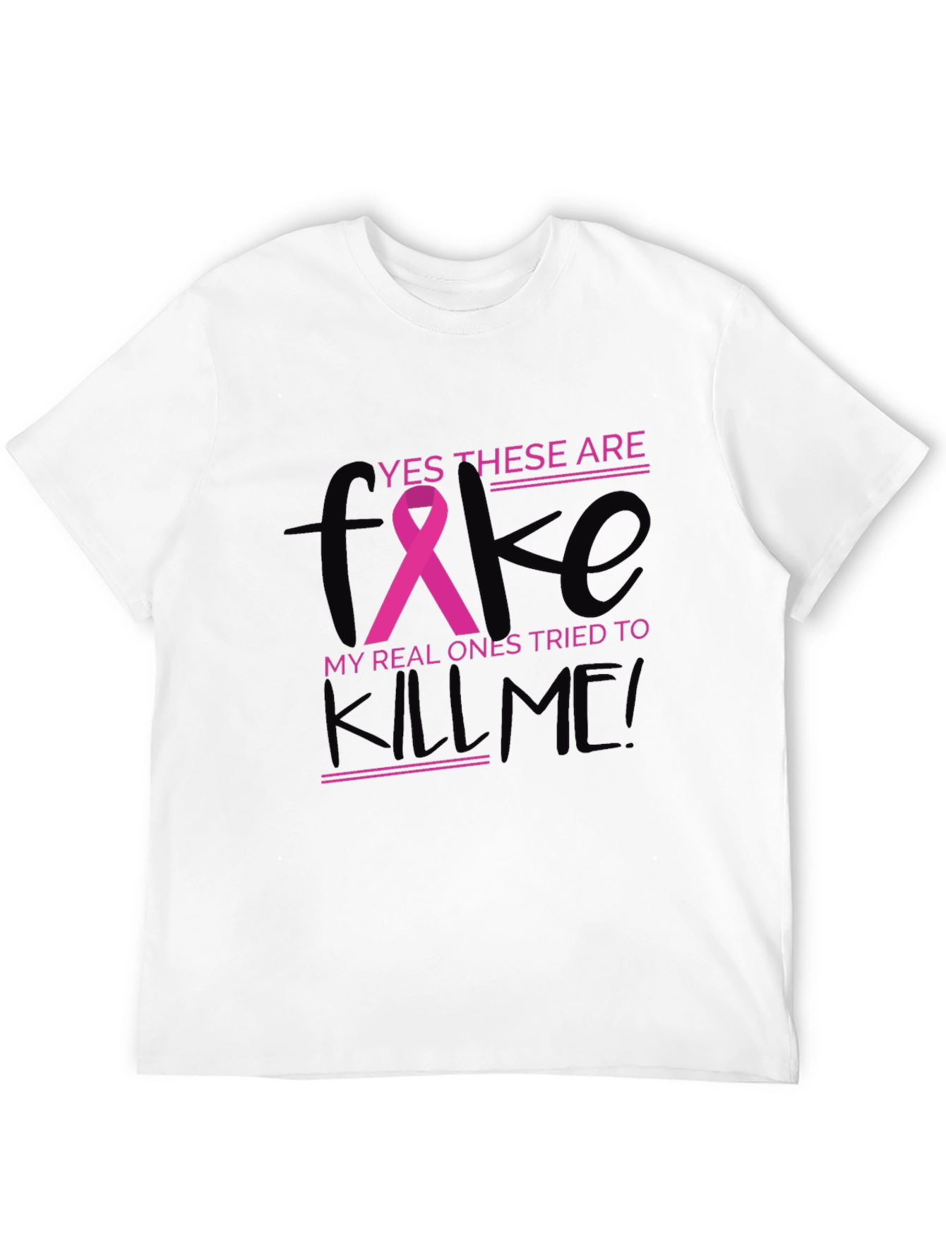 Breast Cancer Awareness T-Shirt - Funny Graphic Tee