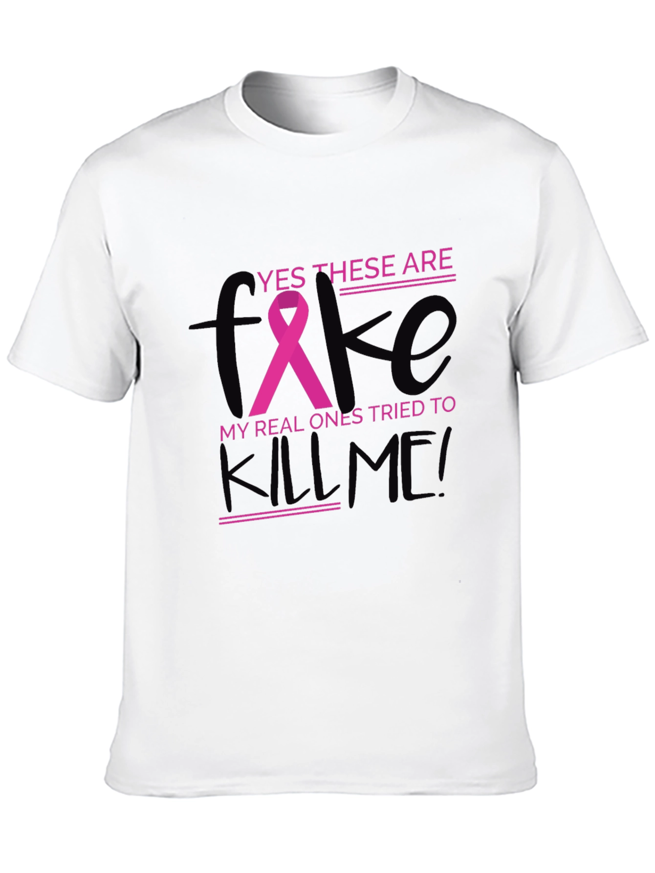 Breast Cancer Awareness T-Shirt - Funny Graphic Tee