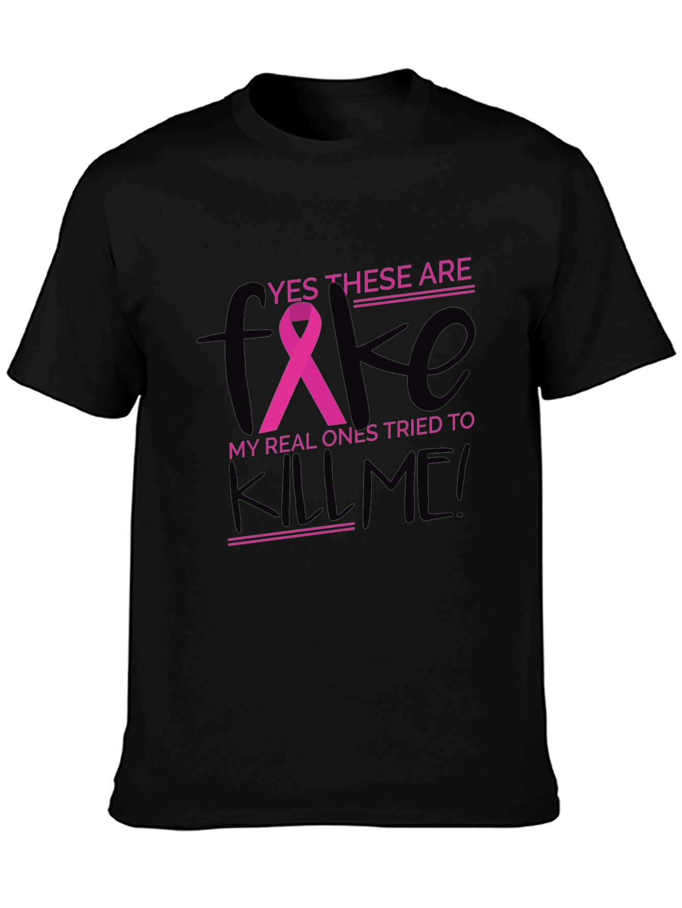 Breast Cancer Awareness T-Shirt - Funny Graphic Tee