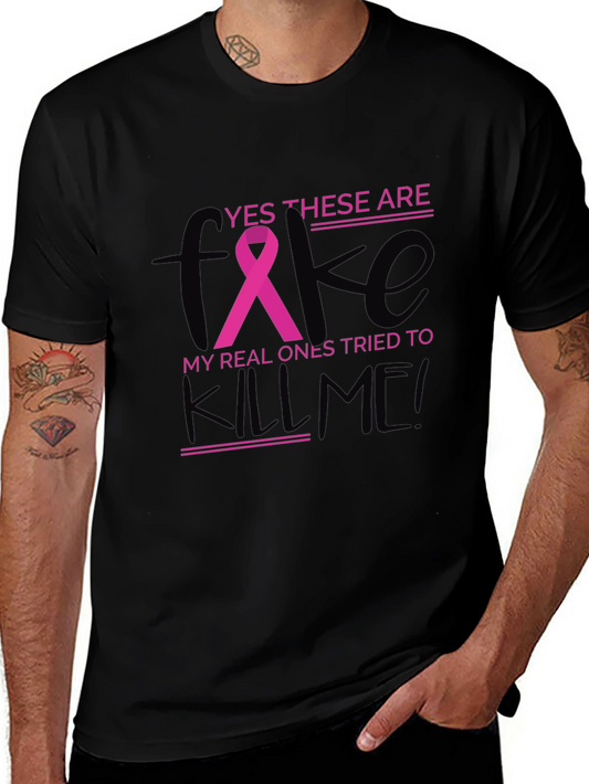 Breast Cancer Awareness T-Shirt - Funny Graphic Tee