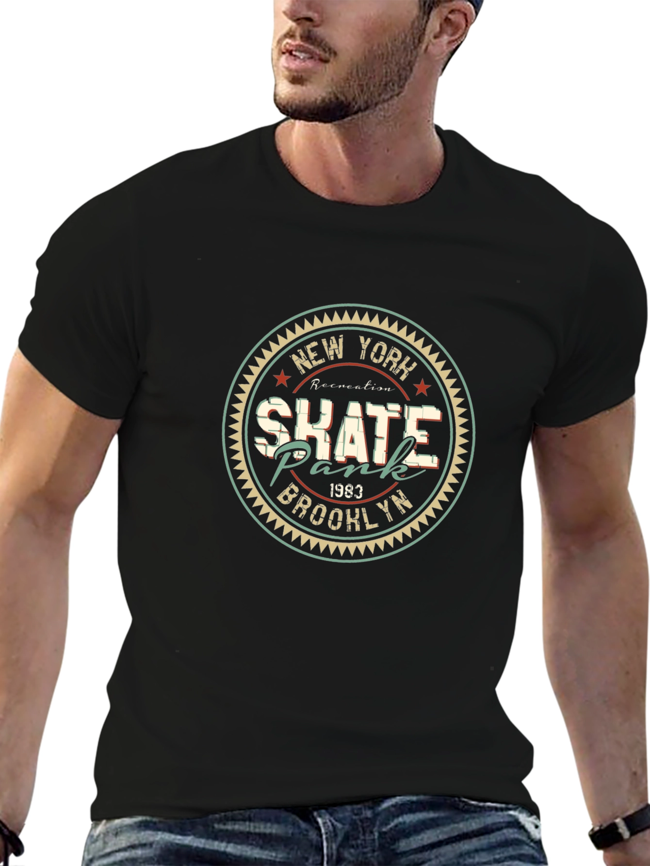 New York Skate Punk 1983 Graphic T-Shirt