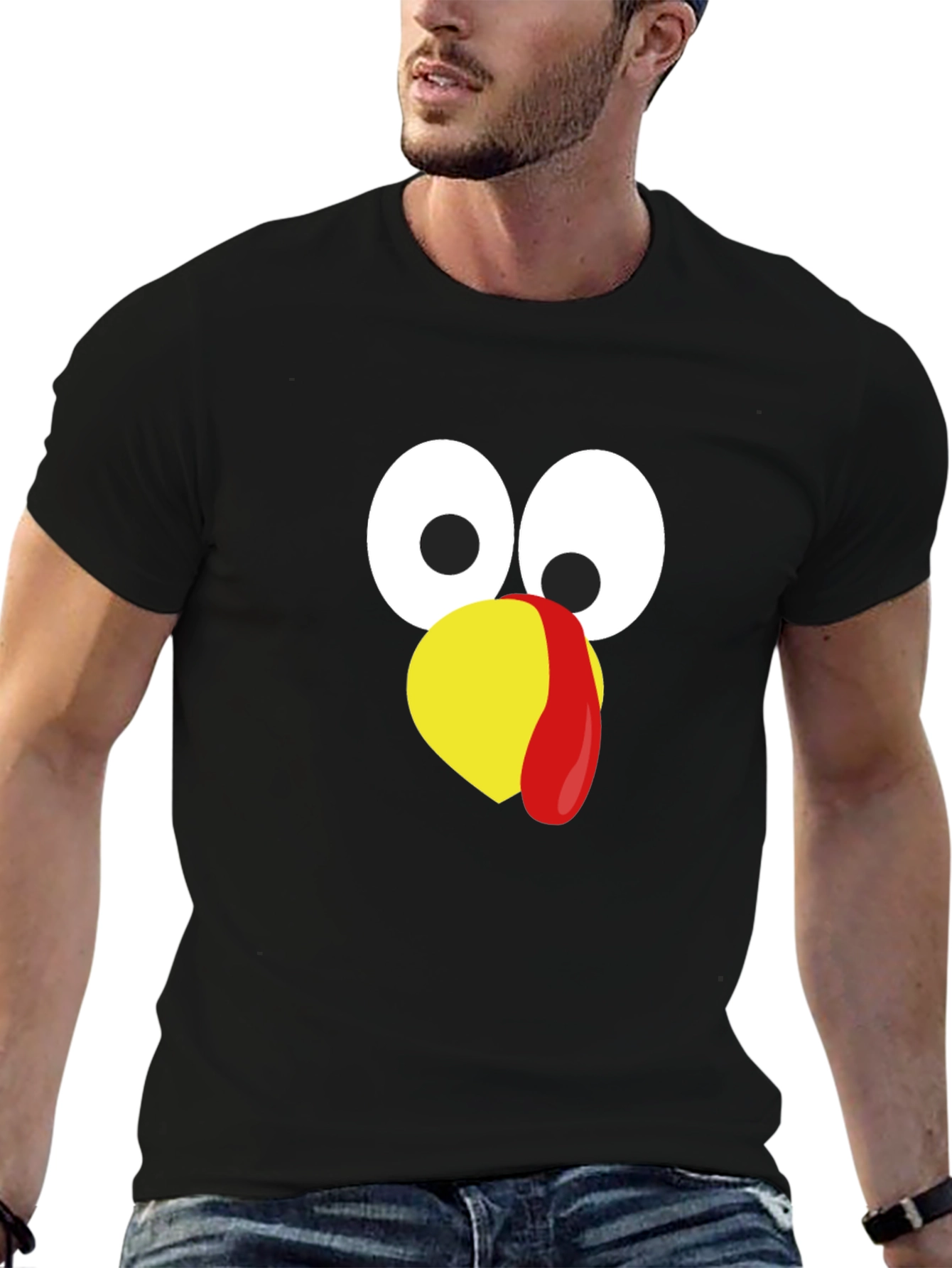 Turkey Face Thanksgiving T-Shirt