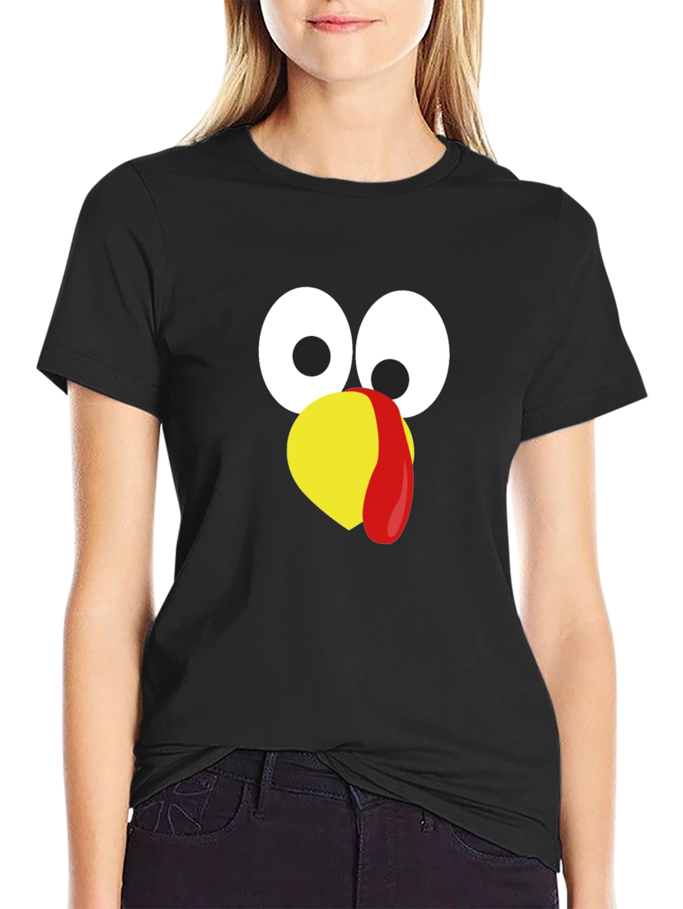Turkey Face Thanksgiving T-Shirt