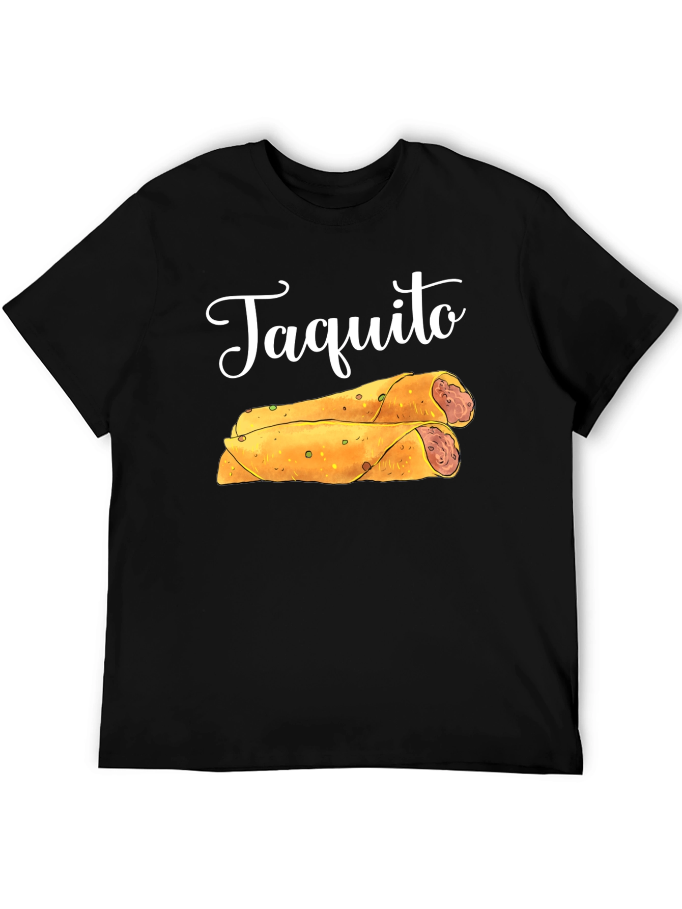 Taquito Graphic Tee - Black Cotton T-Shirt