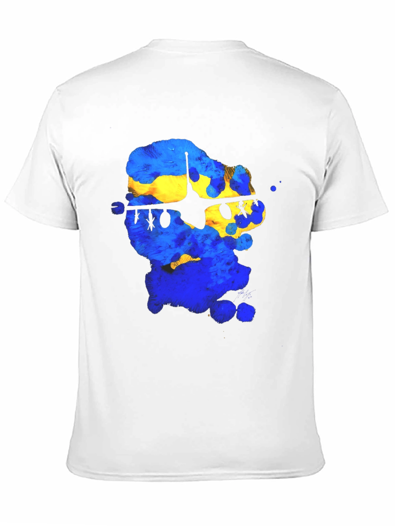 Ukraine Fighter Jet Graphic Tee - Black