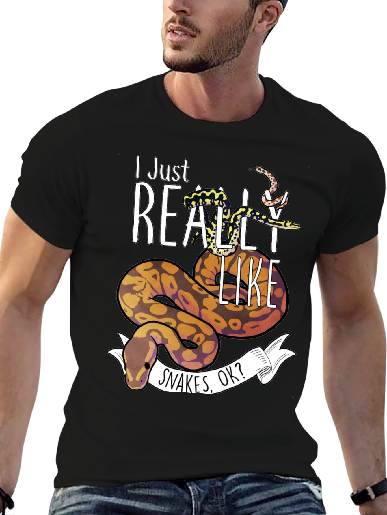 I Just Really Like Snakes OK? T-Shirt