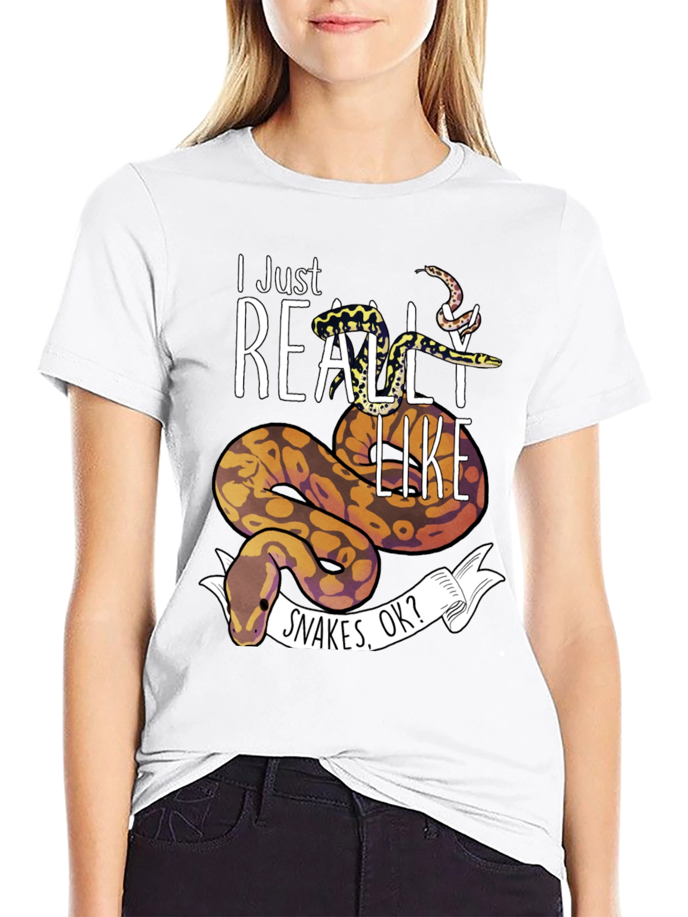 I Just Really Like Snakes OK? T-Shirt