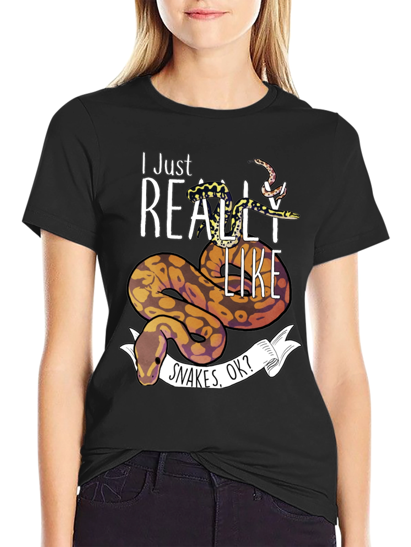 I Just Really Like Snakes OK? T-Shirt