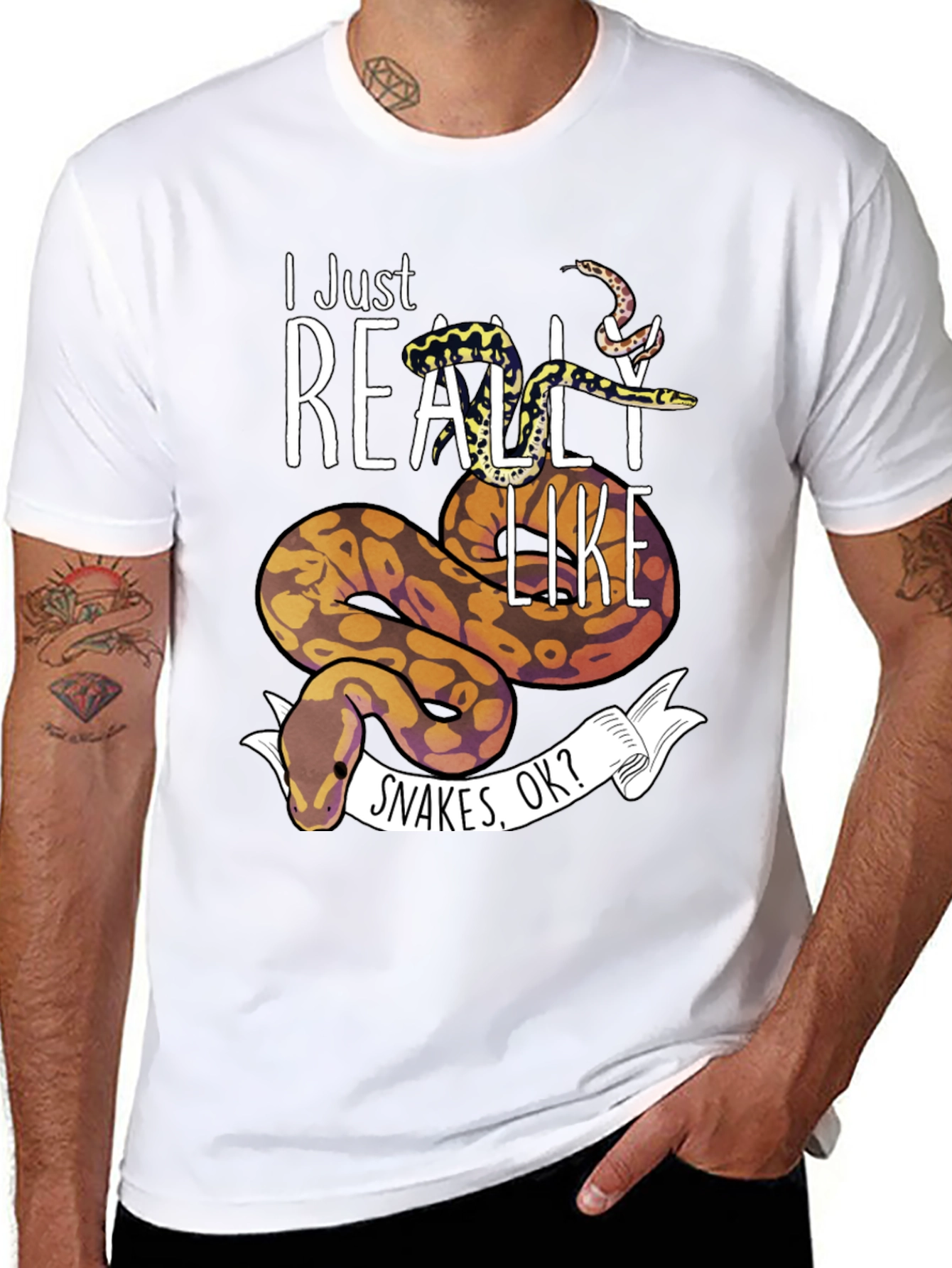 I Just Really Like Snakes OK? T-Shirt