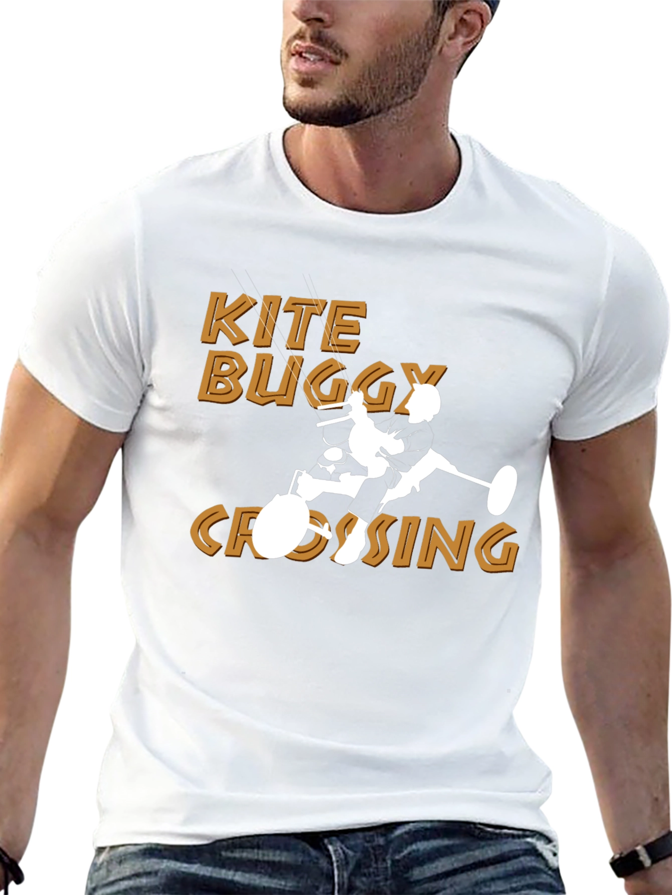 Kite Buggy Crossing Graphic Tee