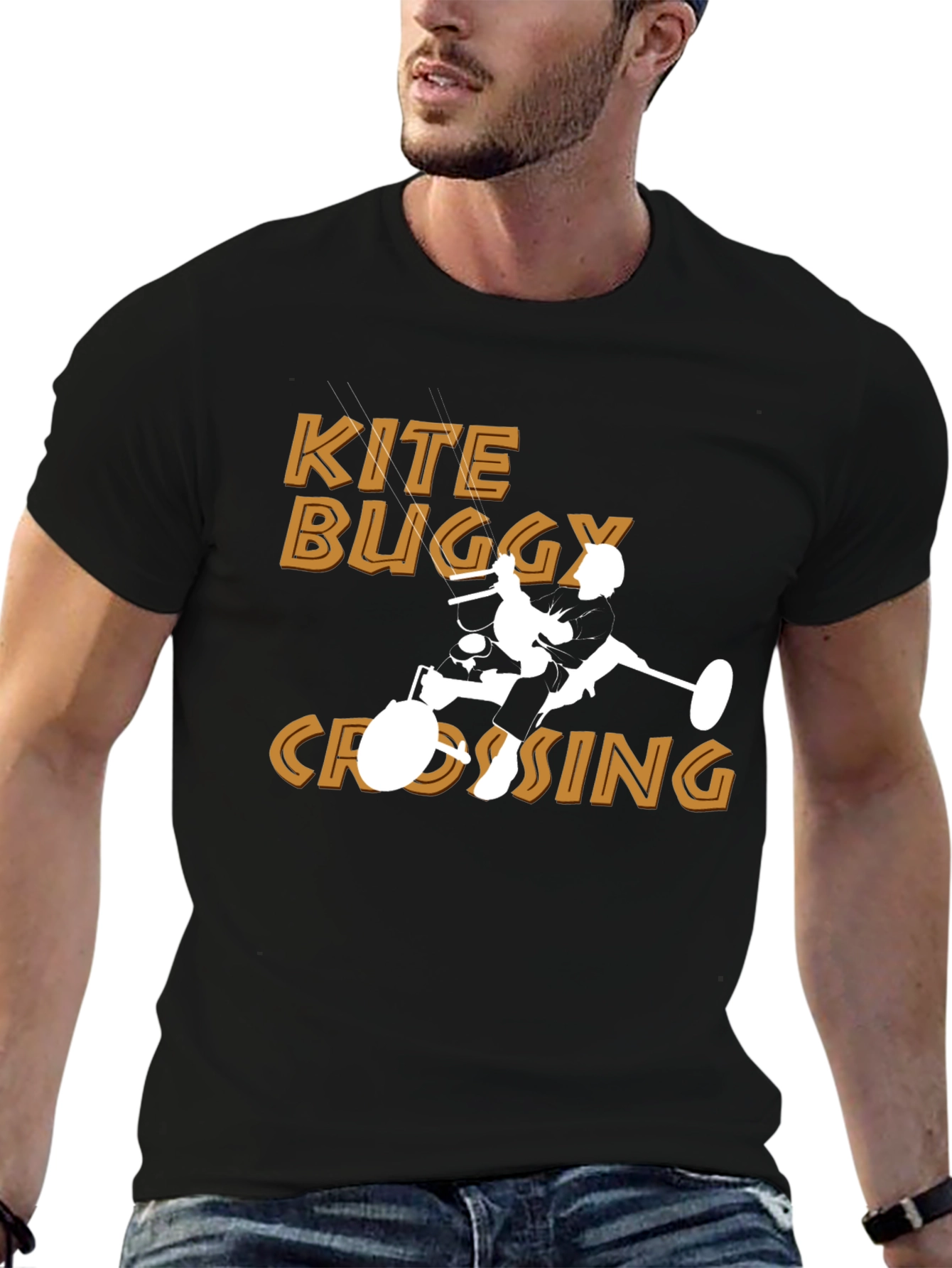 Kite Buggy Crossing Graphic Tee