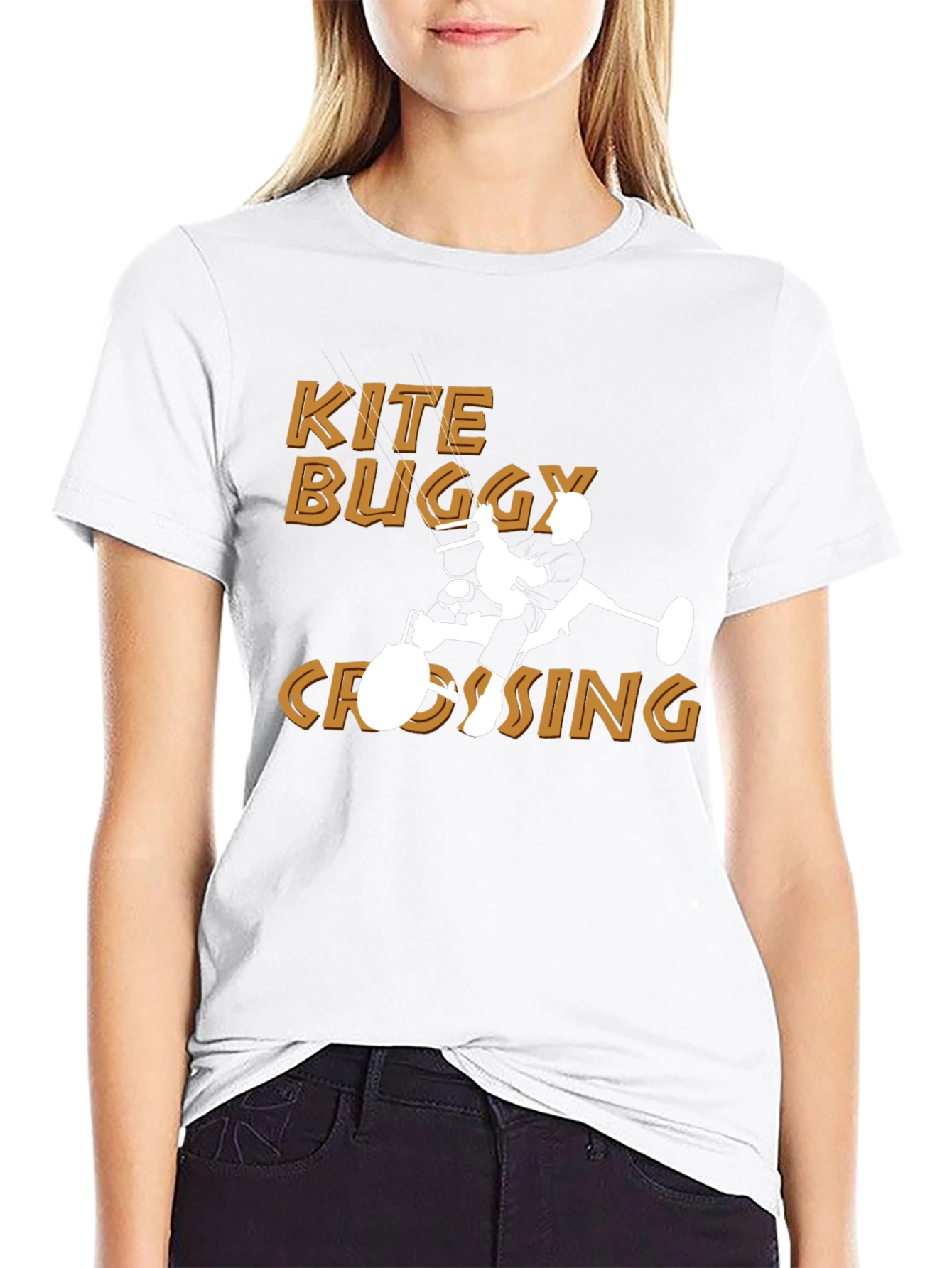 Kite Buggy Crossing Graphic Tee