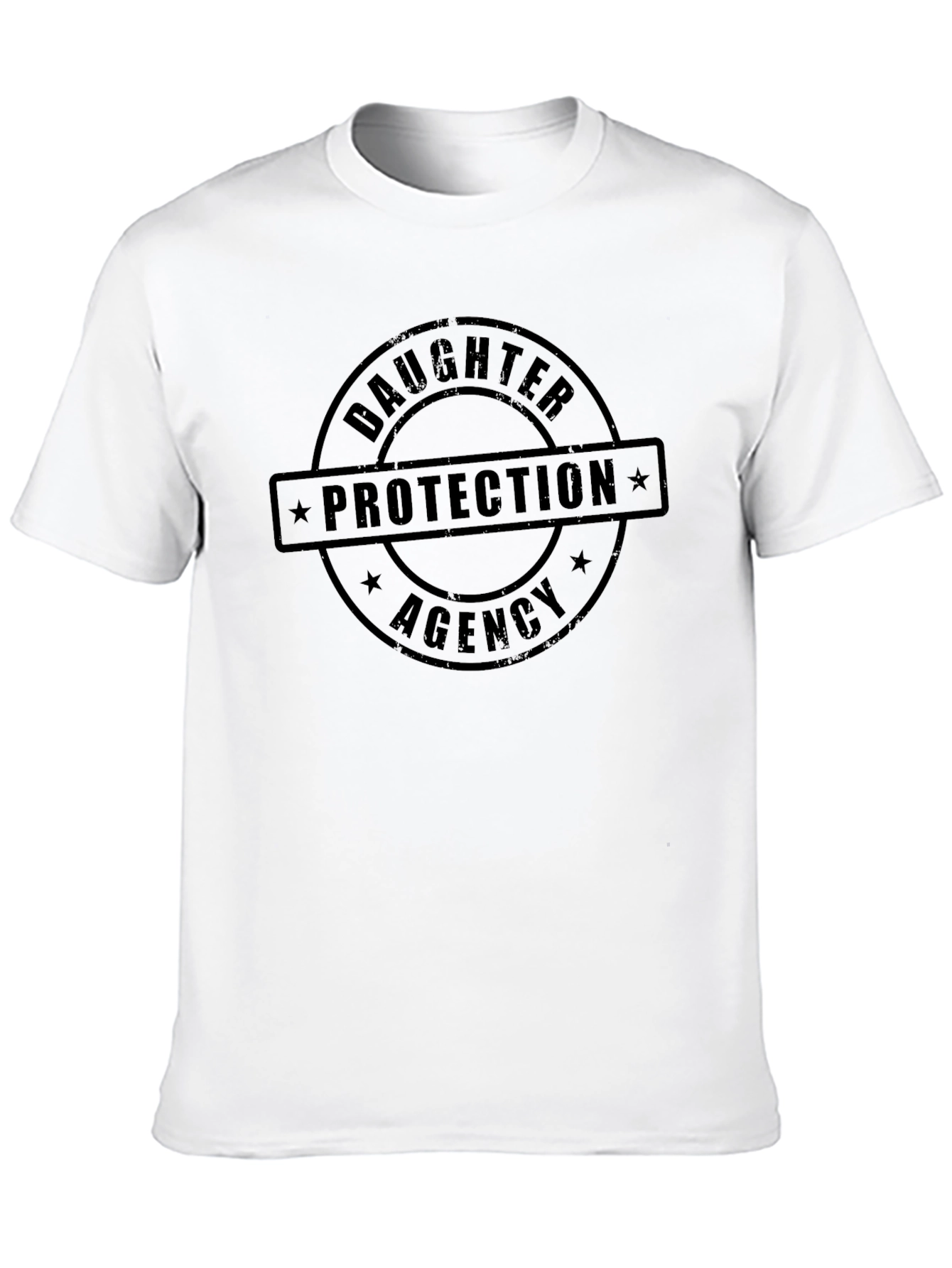 Daughter Protection Agency Graphic Black T-Shirt