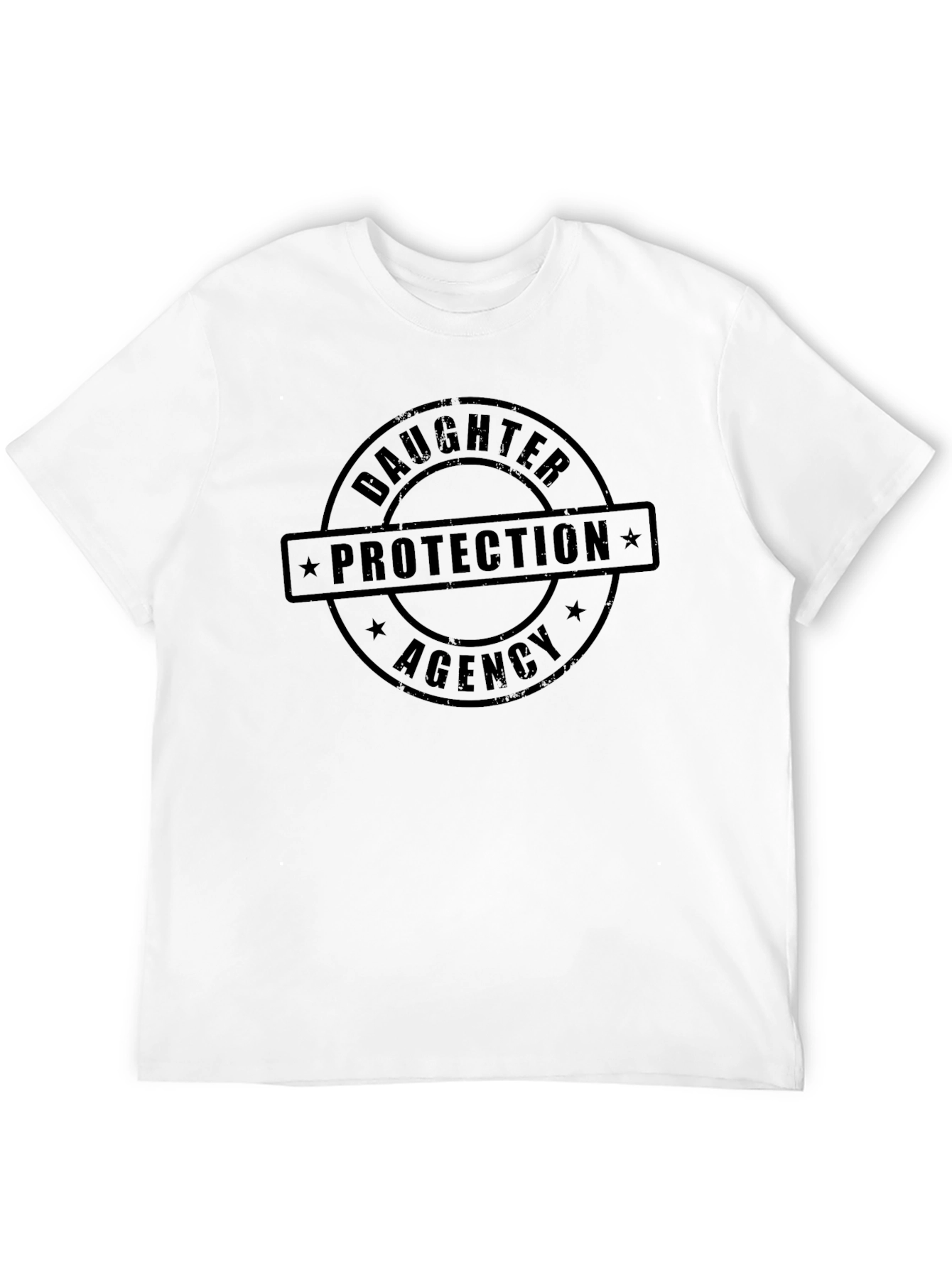 Daughter Protection Agency Graphic Black T-Shirt