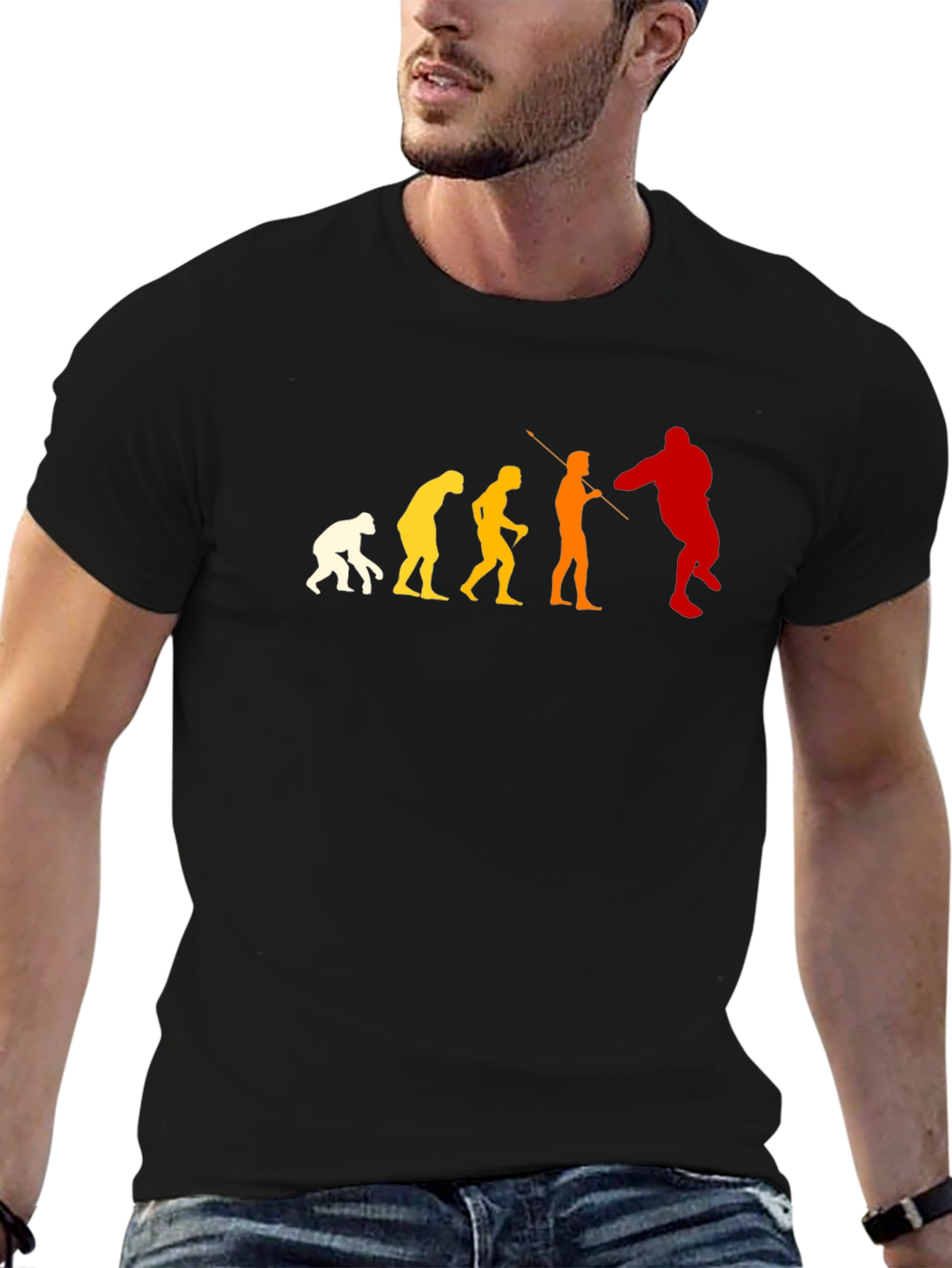 Evolution Meets Bouncer Graphic T-Shirt