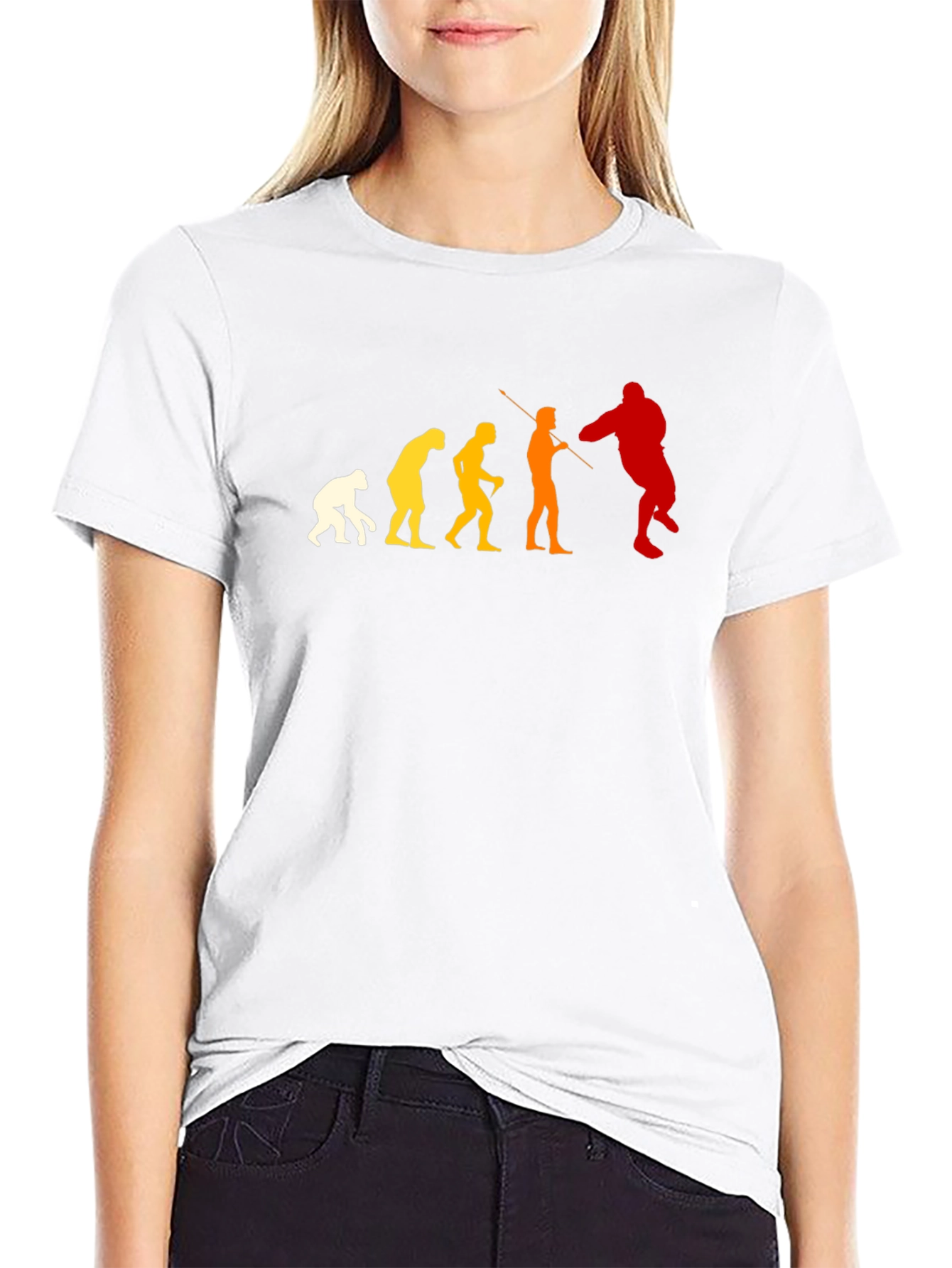 Evolution Meets Bouncer Graphic T-Shirt