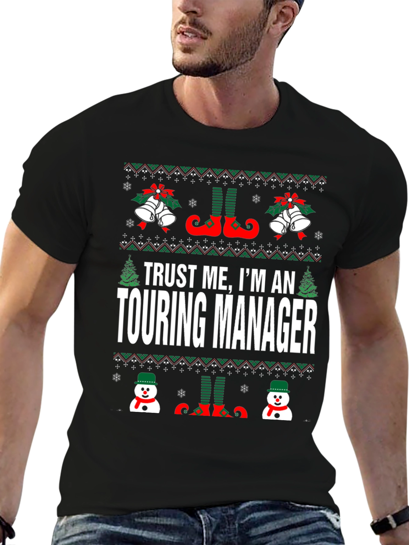 Trust Me Im a Touring Manager Christmas T-Shirt