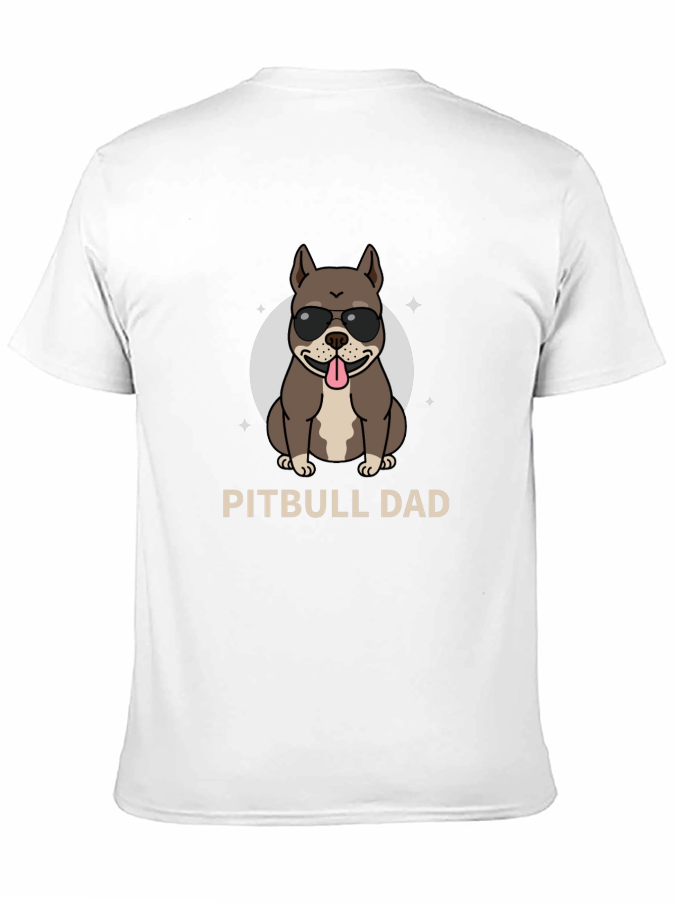 Pitbull Dad Graphic Tee - Cool Dog Lover Shirt