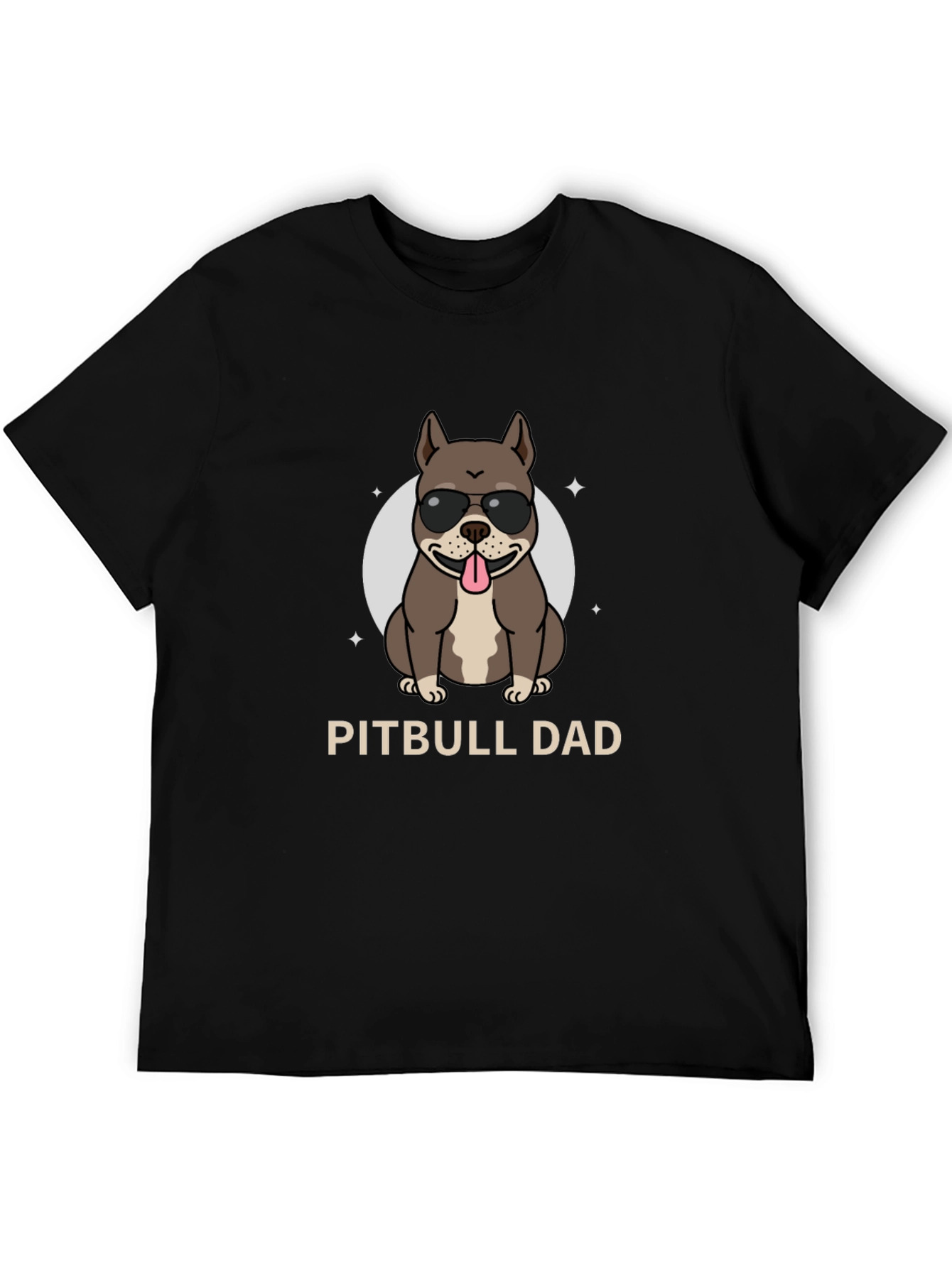Pitbull Dad Graphic Tee - Cool Dog Lover Shirt