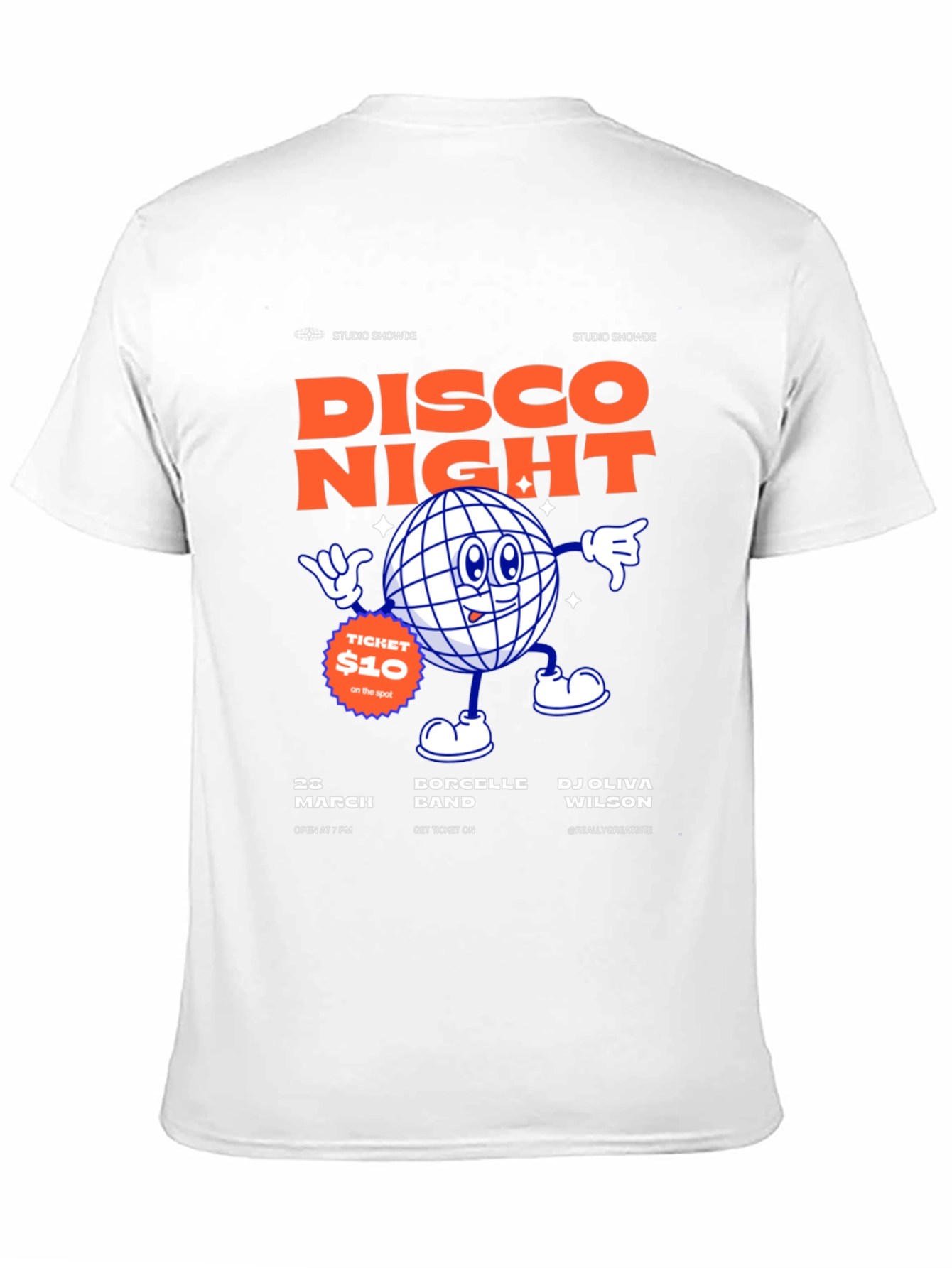 Disco Night T-Shirt - Studio Showde