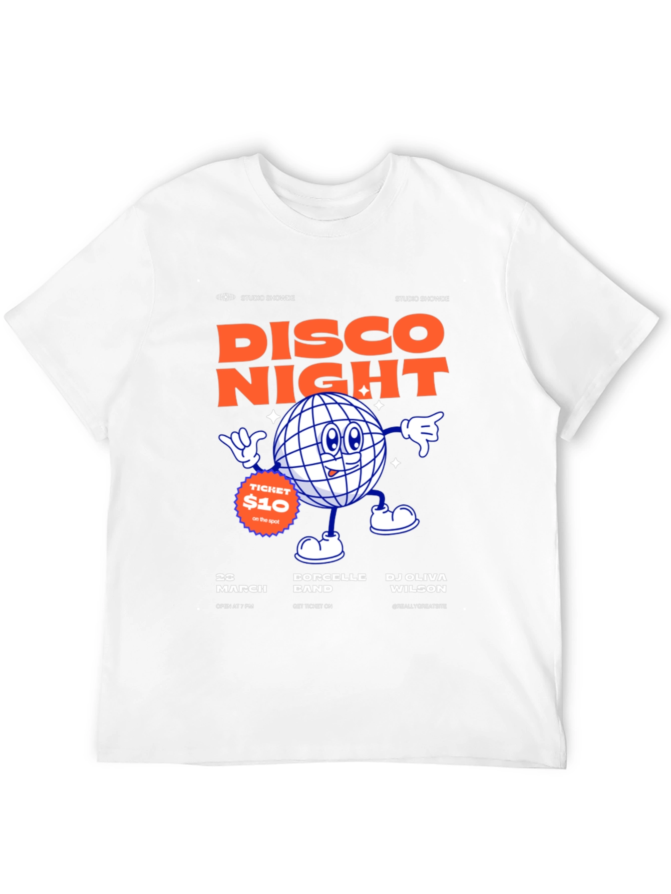 Disco Night T-Shirt - Studio Showde