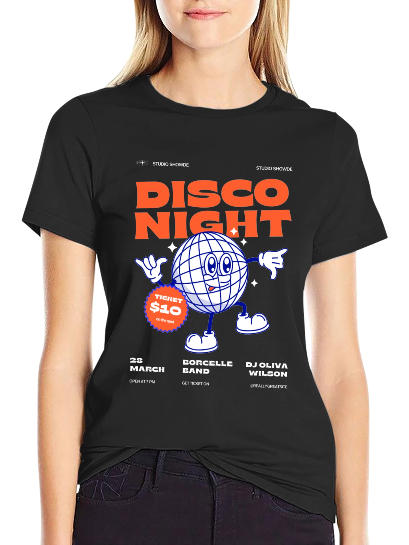 Disco Night T-Shirt - Studio Showde