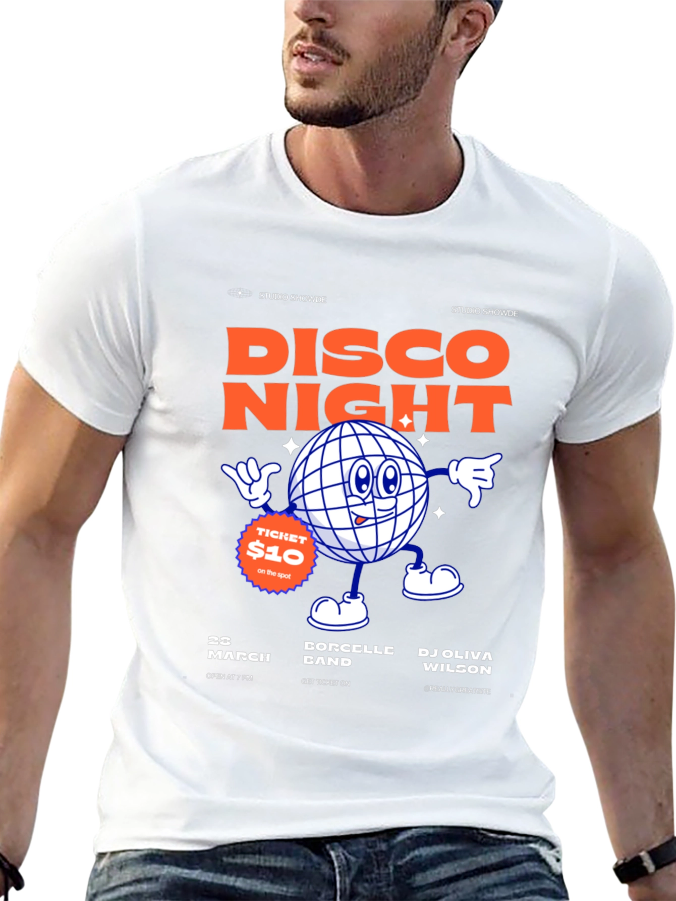 Disco Night T-Shirt - Studio Showde