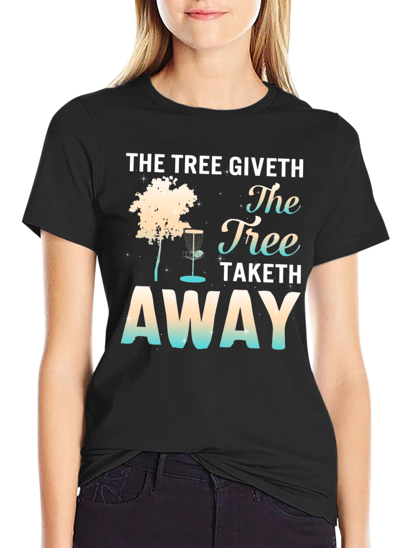 The Tree Giveth Disk Golf T-Shirt