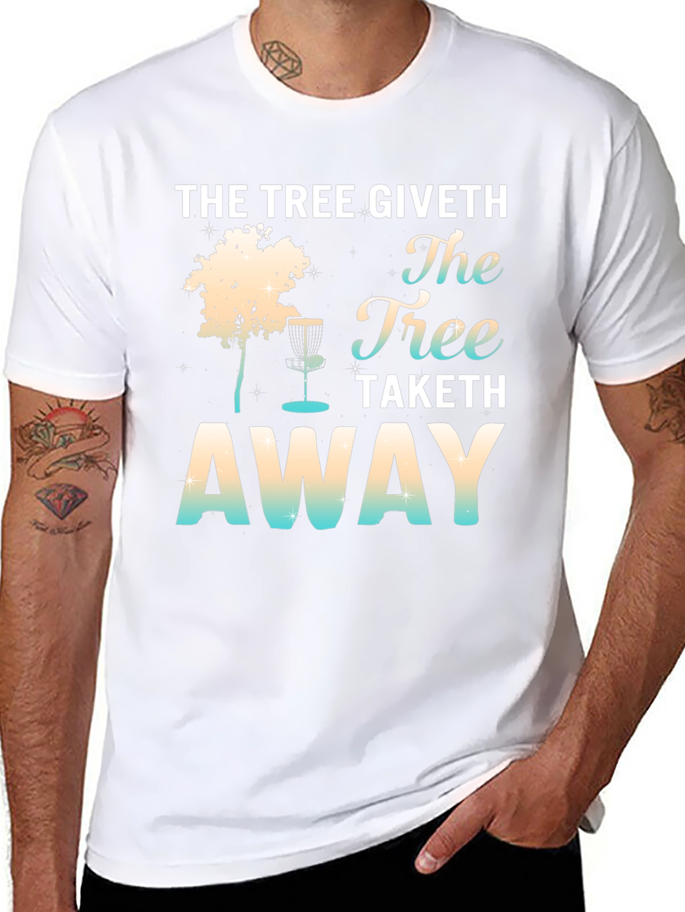 The Tree Giveth Disk Golf T-Shirt