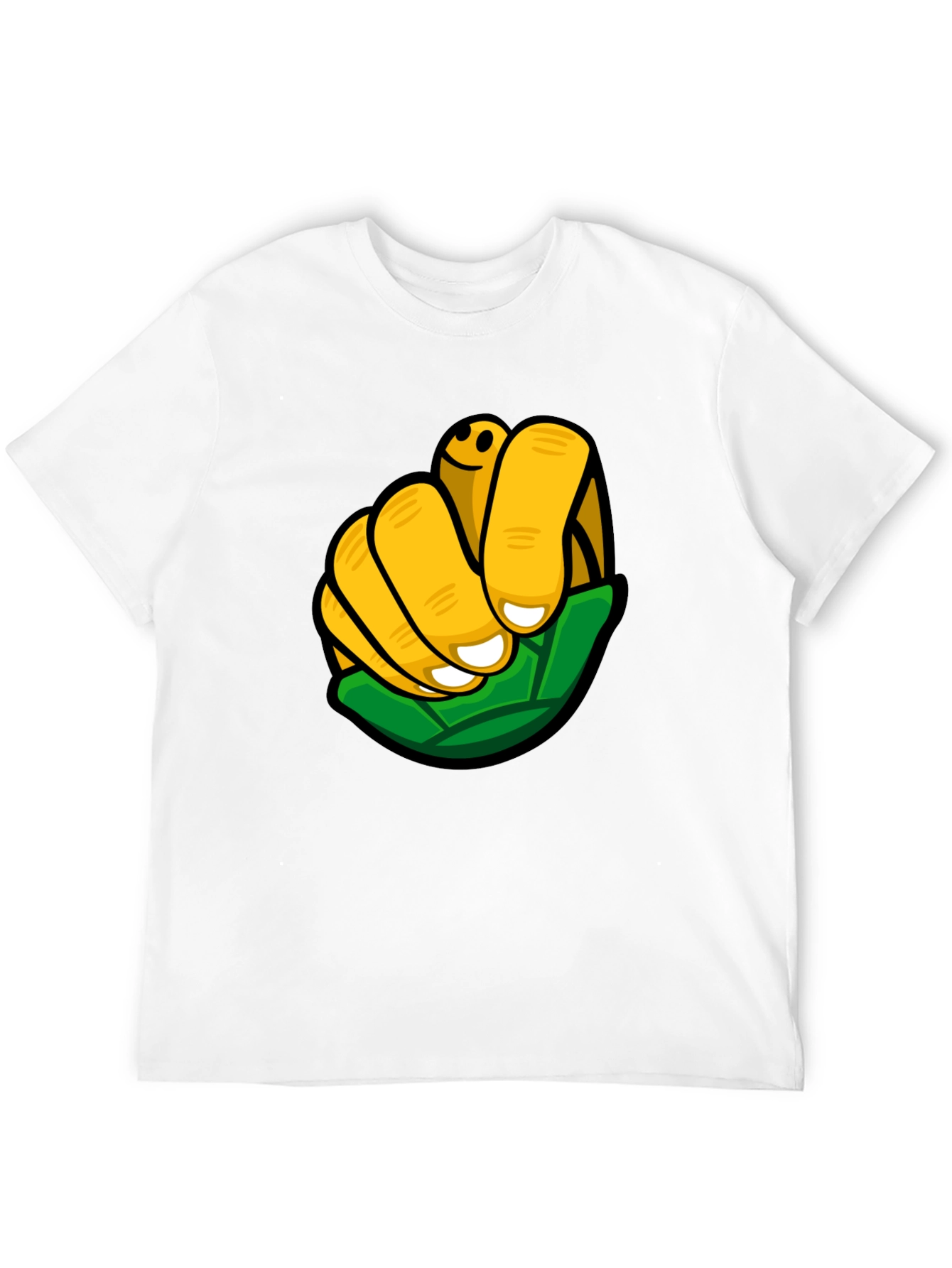 Funky Graphic Print Black T-Shirt