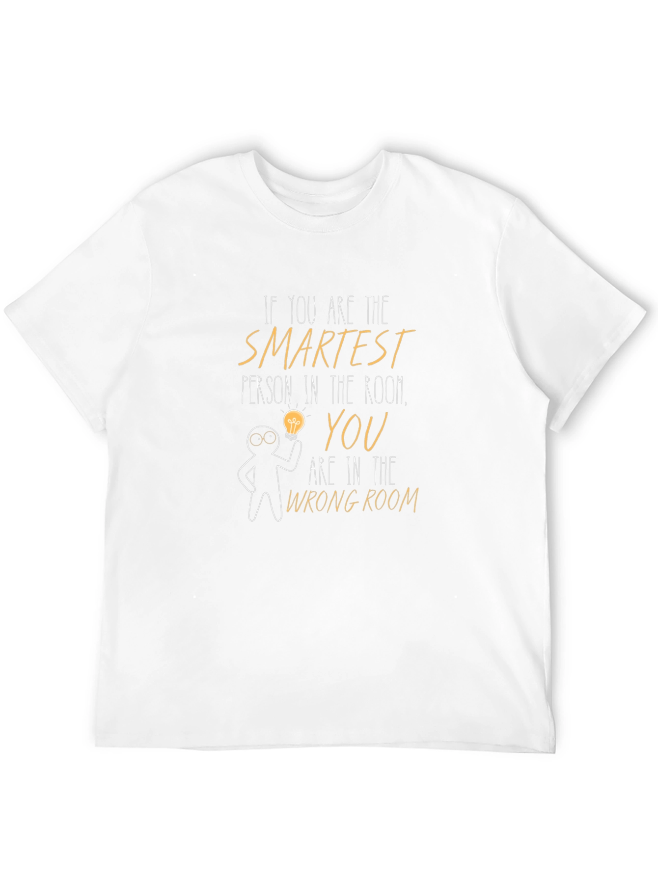 Smartest Person T-Shirt - Brainy Humor Tee