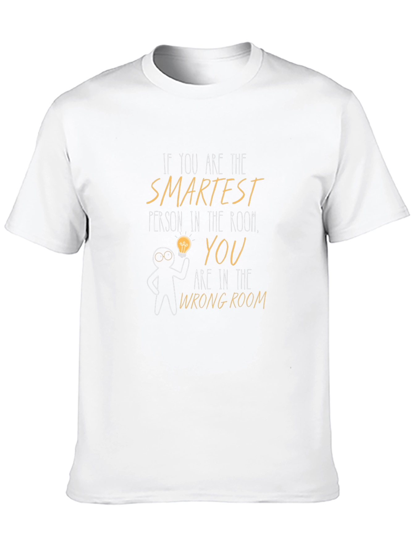 Smartest Person T-Shirt - Brainy Humor Tee
