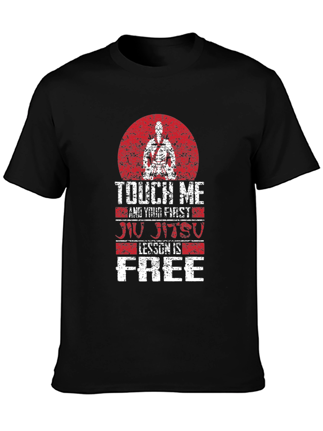 Touch Me Jiu Jitsu Lesson Free Graphic Tee