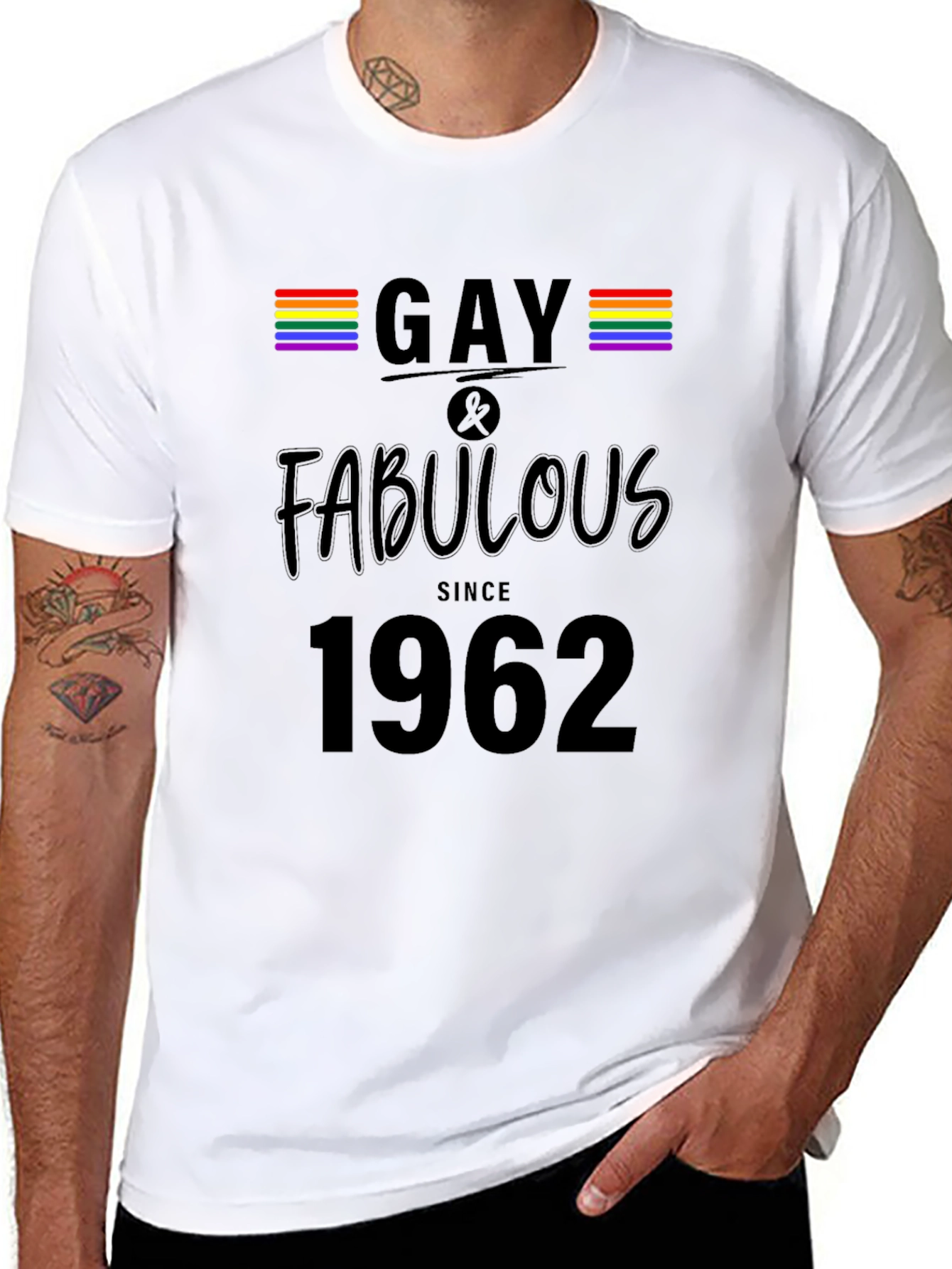 Gay & Fabulous Since 1962 Pride T-Shirt