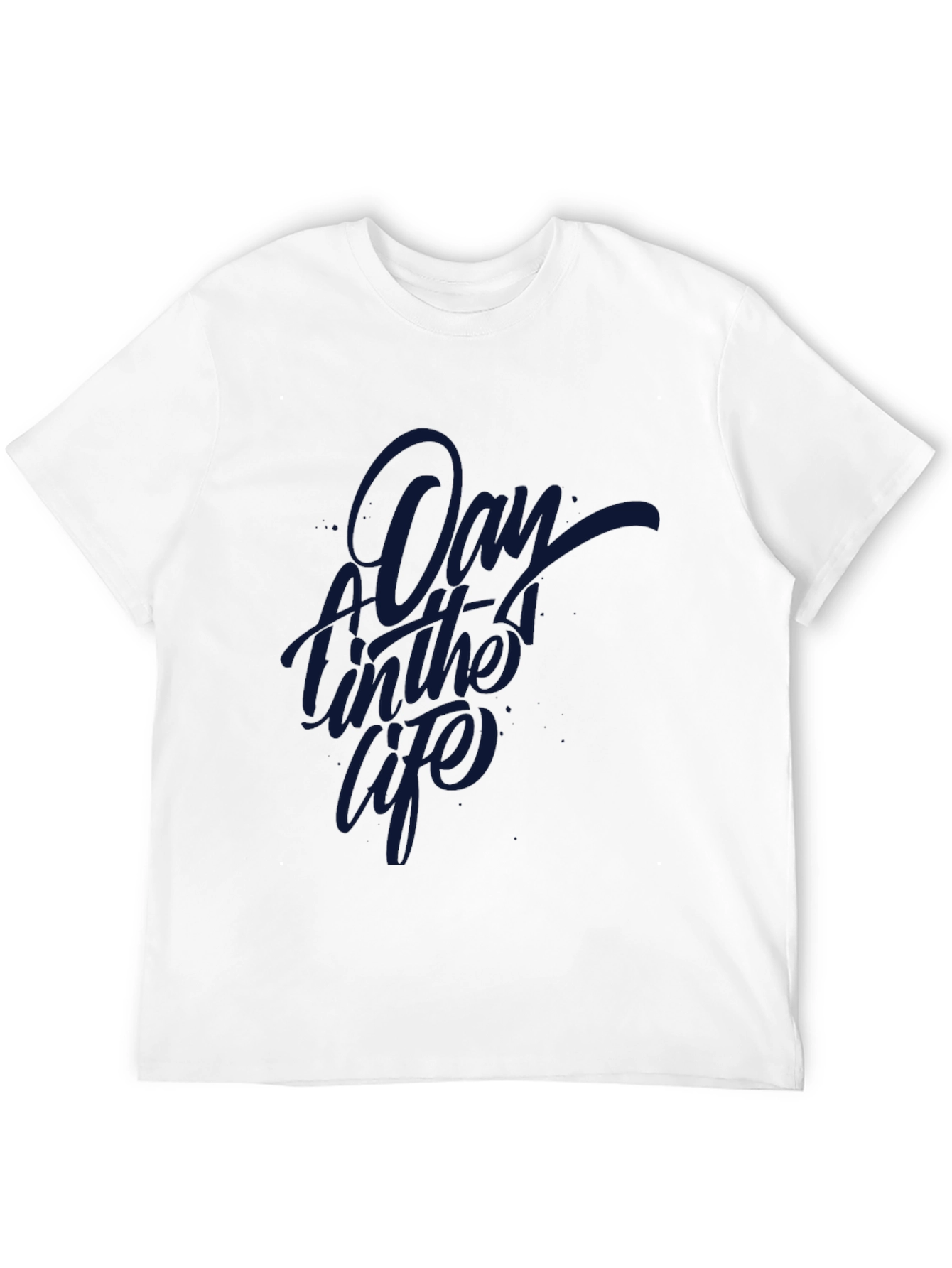 A Day in the Life Black Graphic Tee