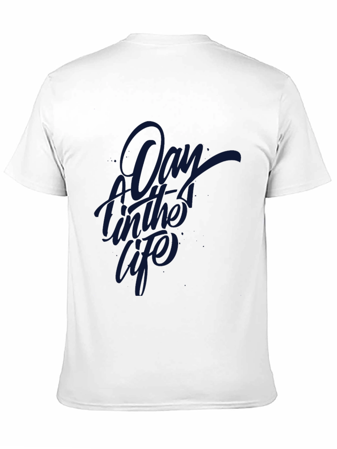A Day in the Life Black Graphic Tee