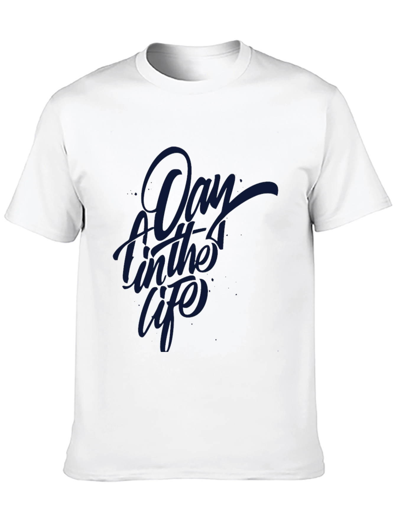 A Day in the Life Black Graphic Tee
