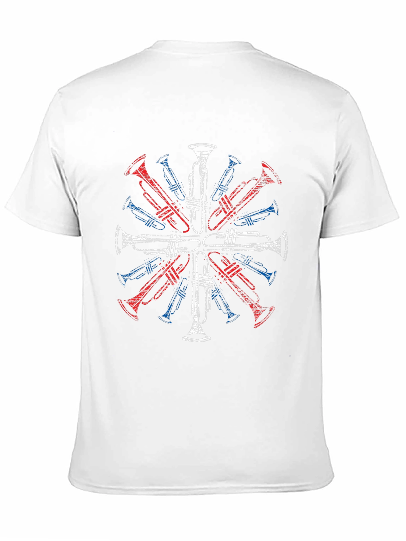 Trumpet Graphic T-Shirt - Musical Instrument Design