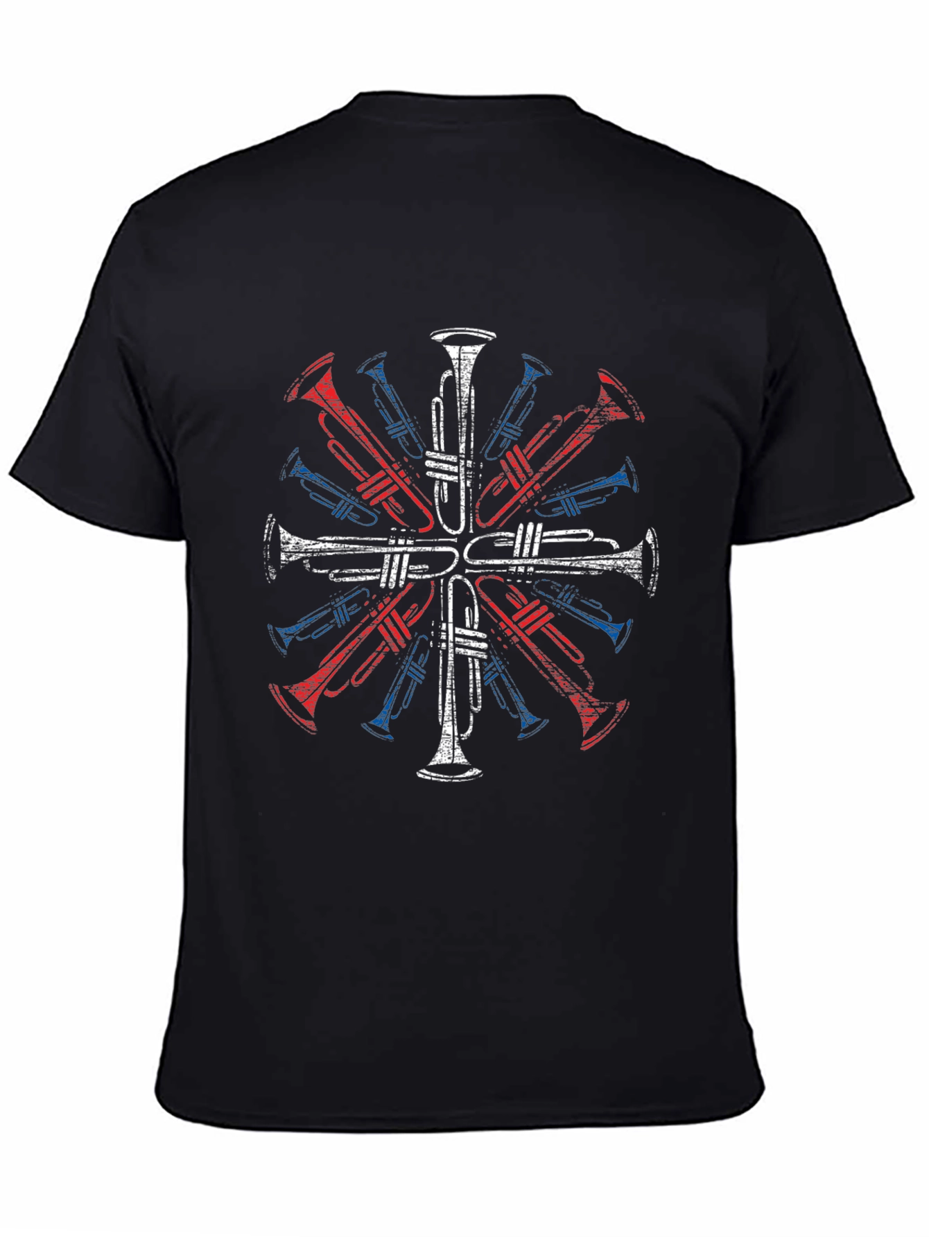 Trumpet Graphic T-Shirt - Musical Instrument Design