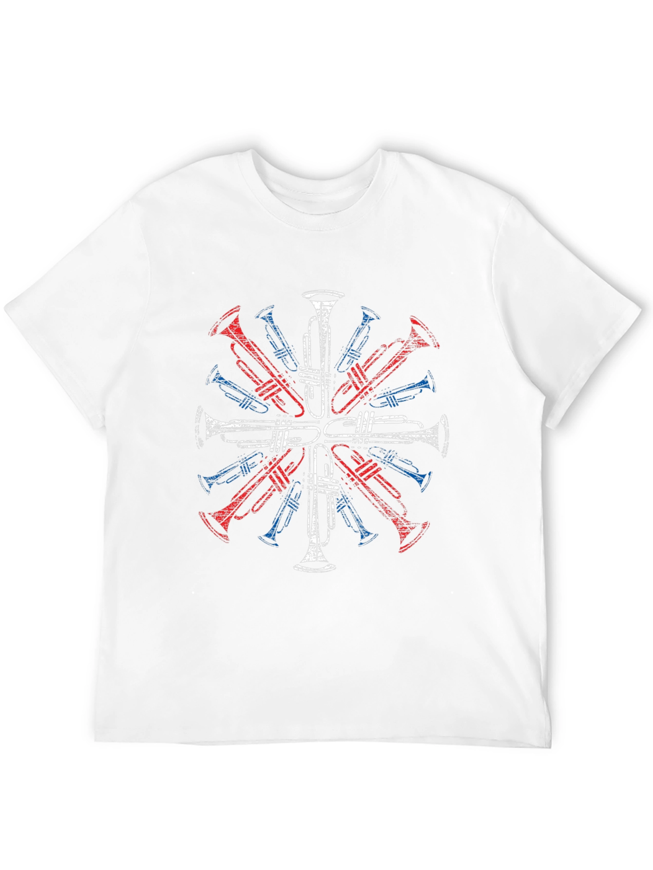 Trumpet Graphic T-Shirt - Musical Instrument Design
