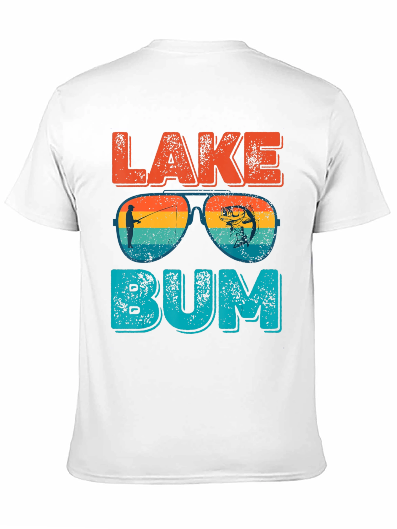 Lake Bum T-Shirt - Fishing Graphic Tee