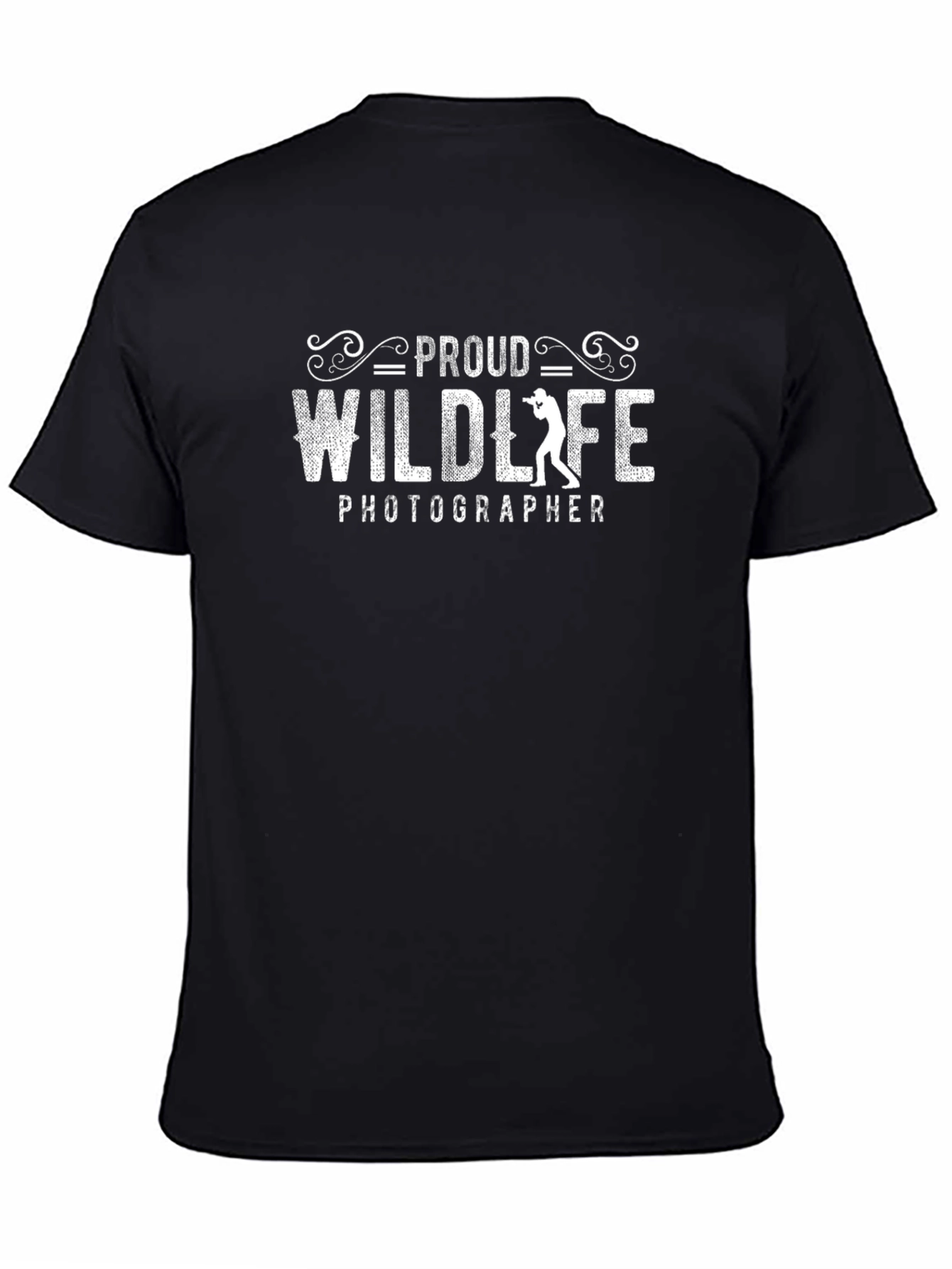 Proud Wildlife Photographer Black T-Shirt