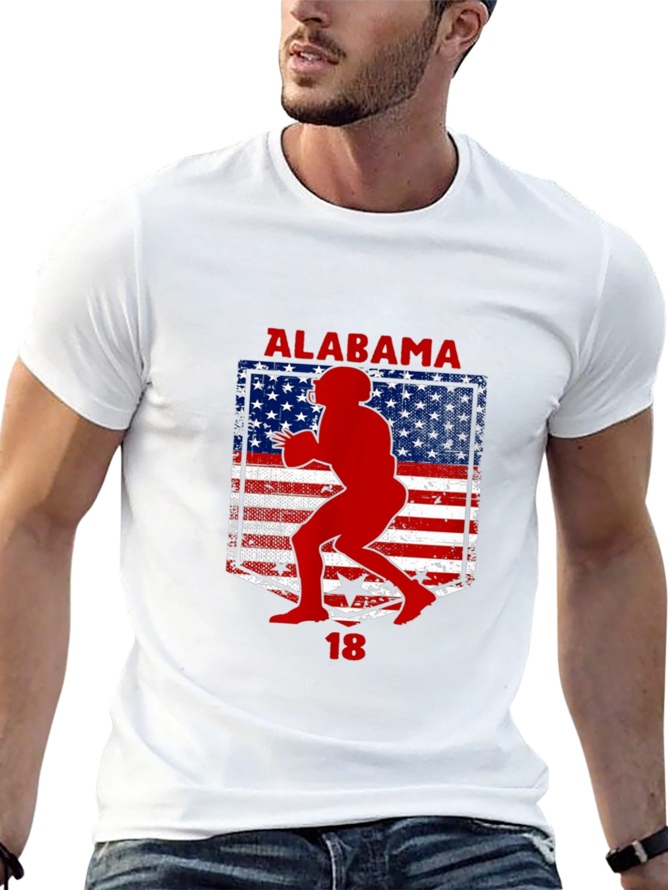 Alabama Football Patriotic T-Shirt