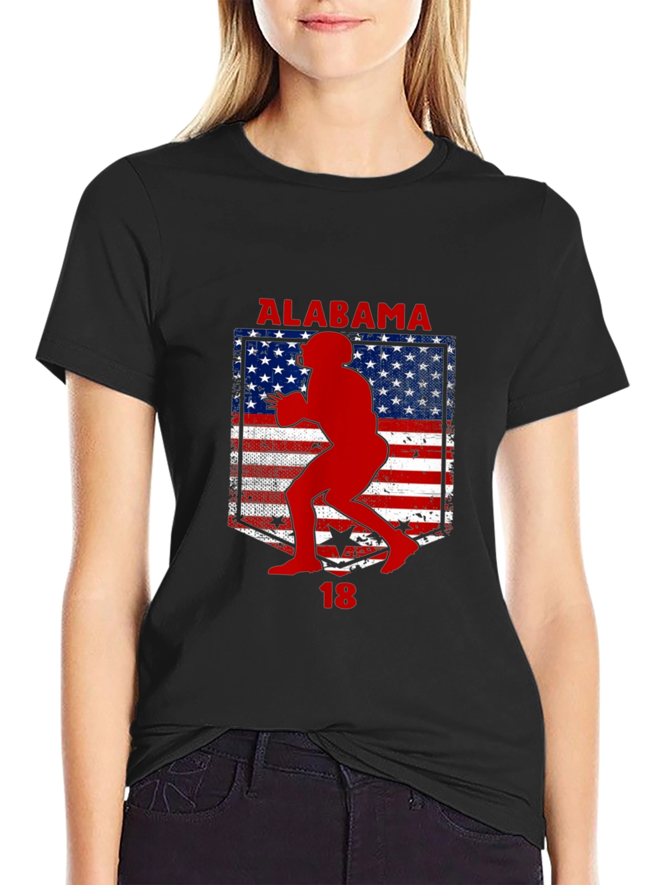 Alabama Football Patriotic T-Shirt