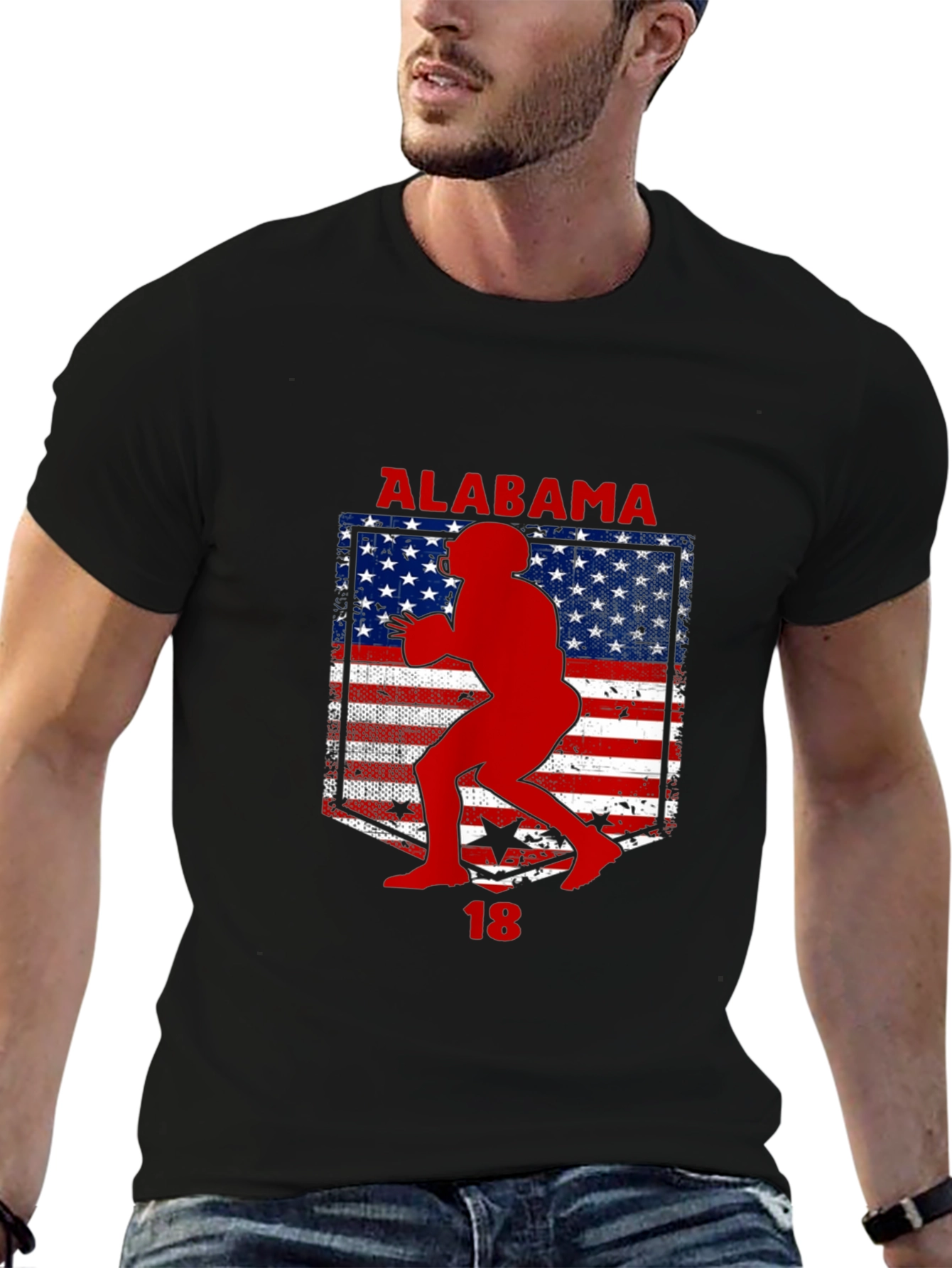 Alabama Football Patriotic T-Shirt