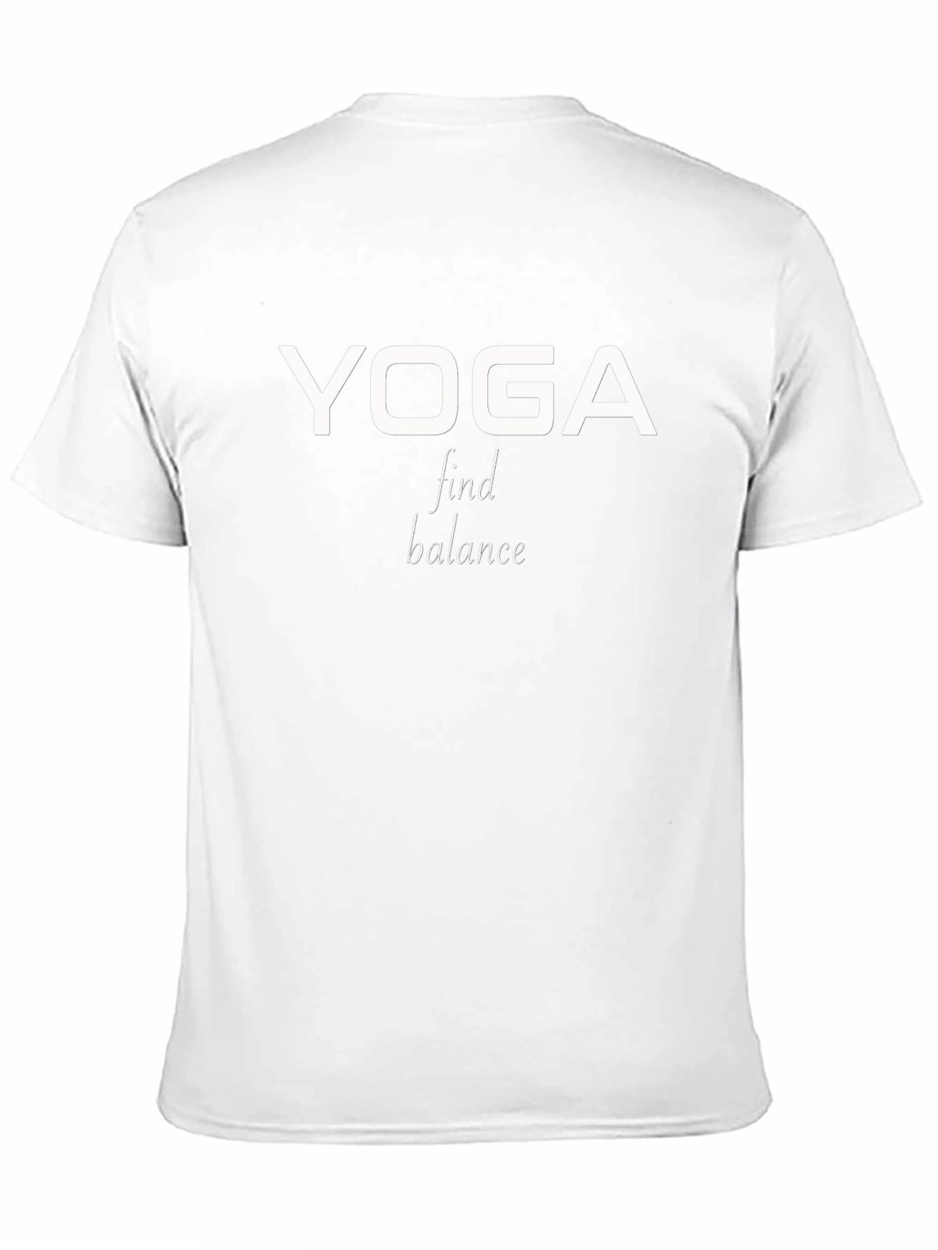 Yoga Balance Black T-Shirt