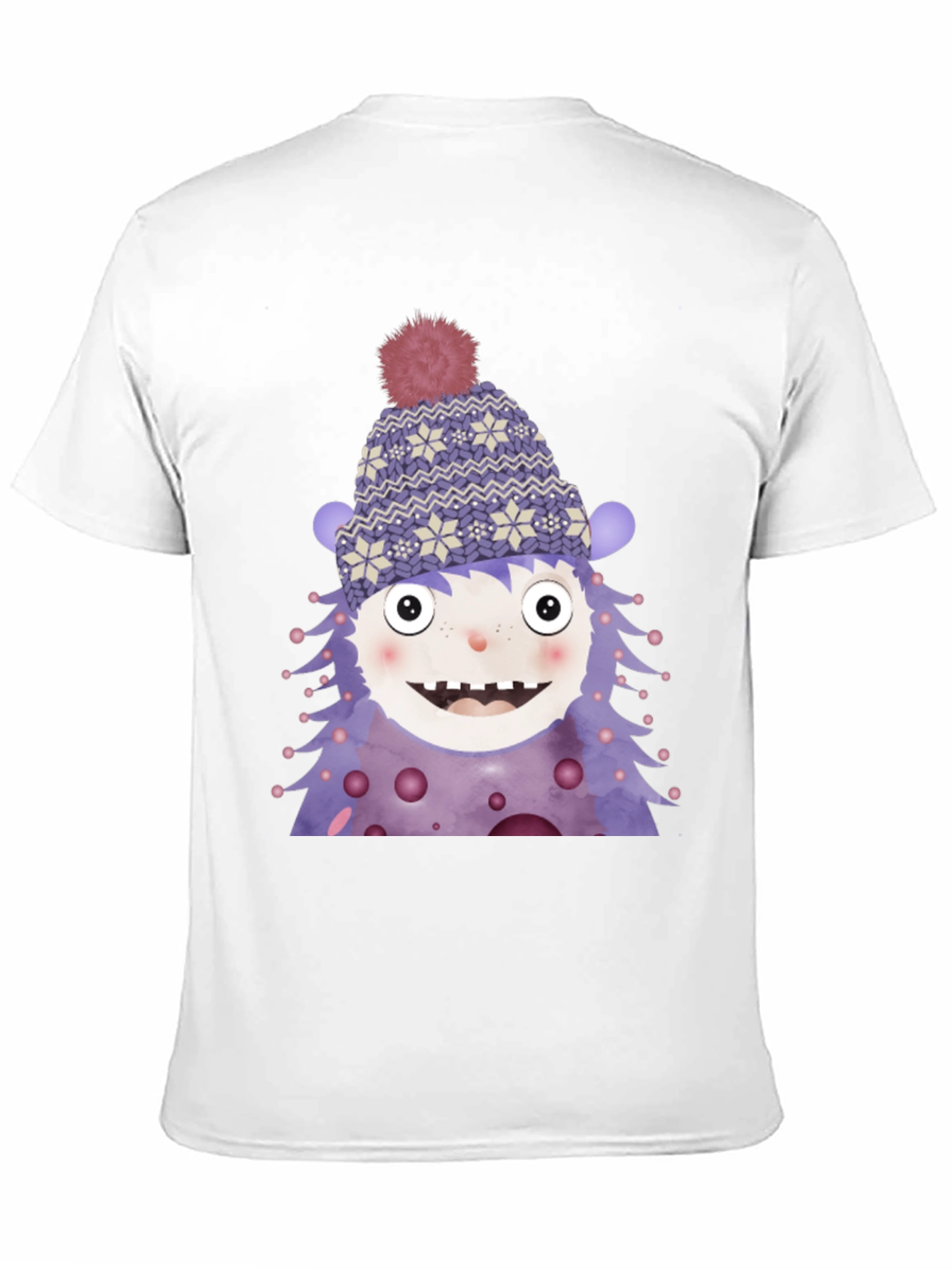 Monster Graphic Tee - Cute Winter Character