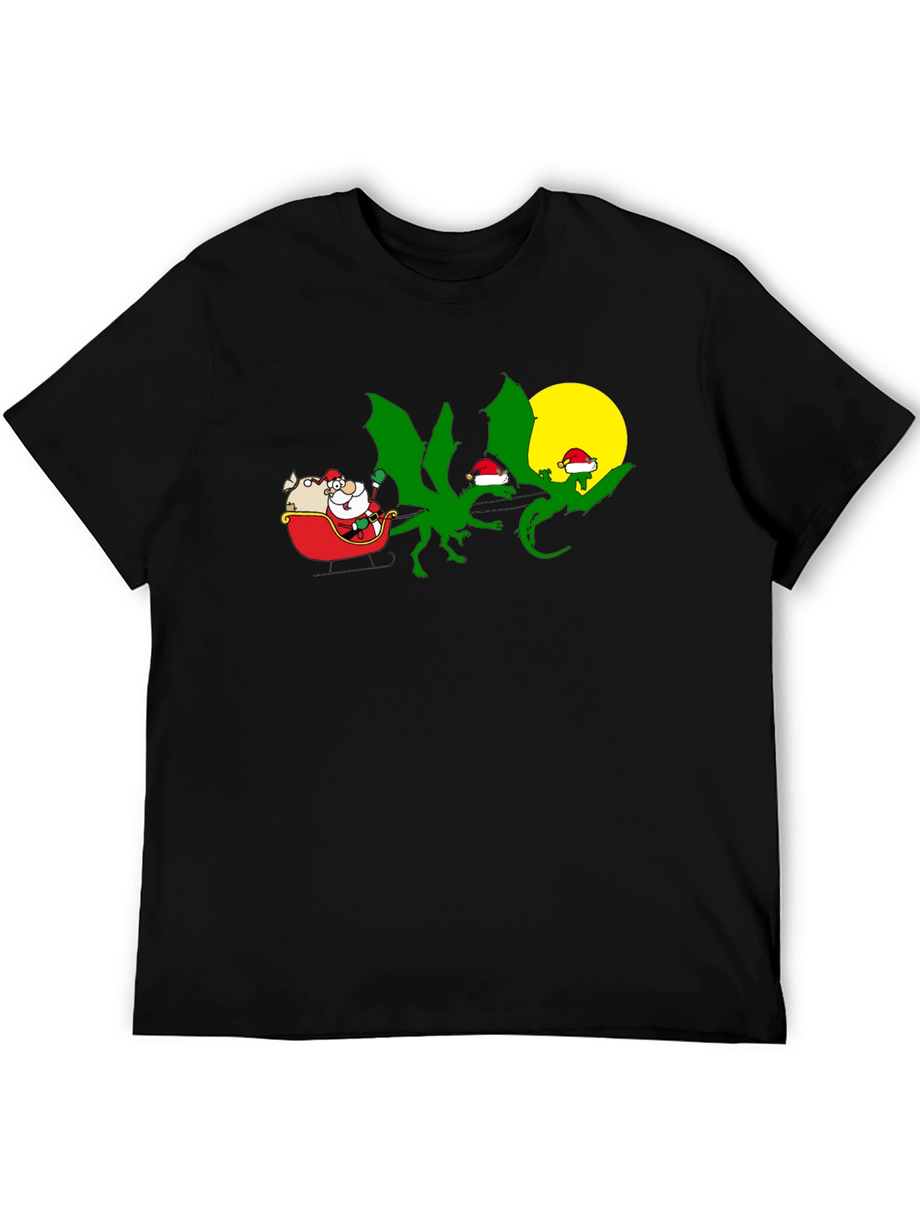 Festive Dragon Santa T-Shirt